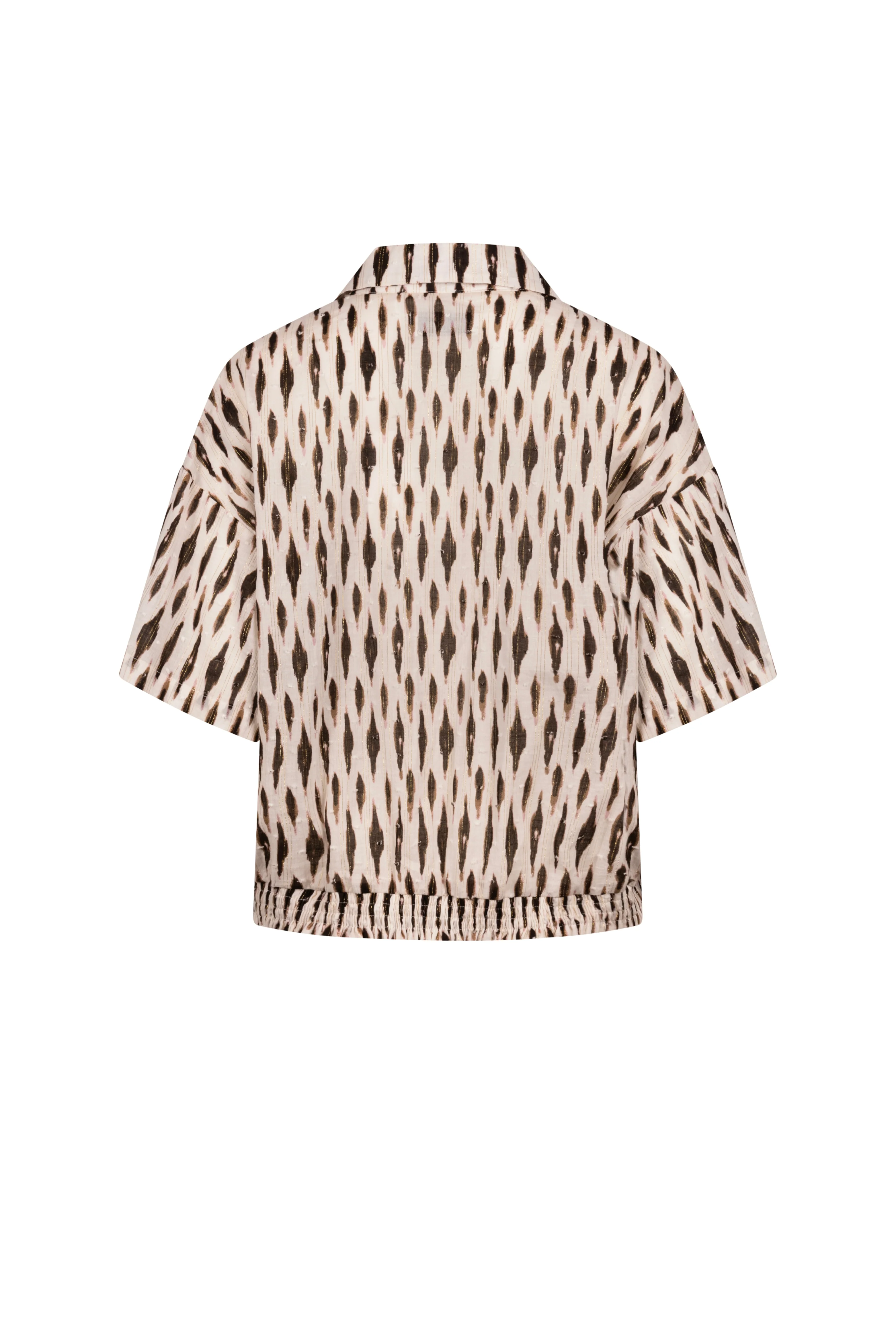 Blouse Britt Print Offwhite Fango NKS02194 - Image 4