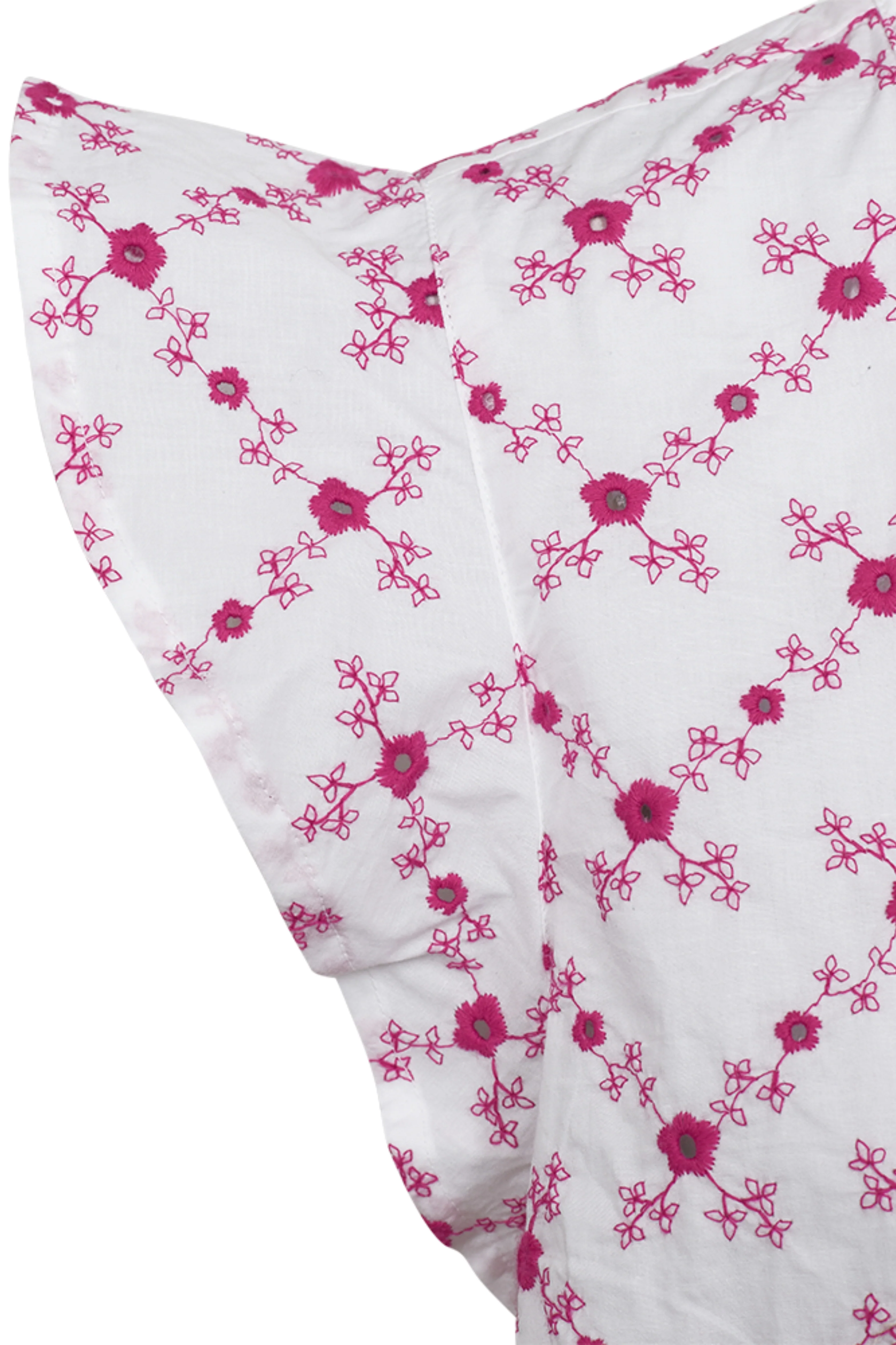Blouse Fqalisa Brilliant White Fuchsia Purple 208319 - Image 7