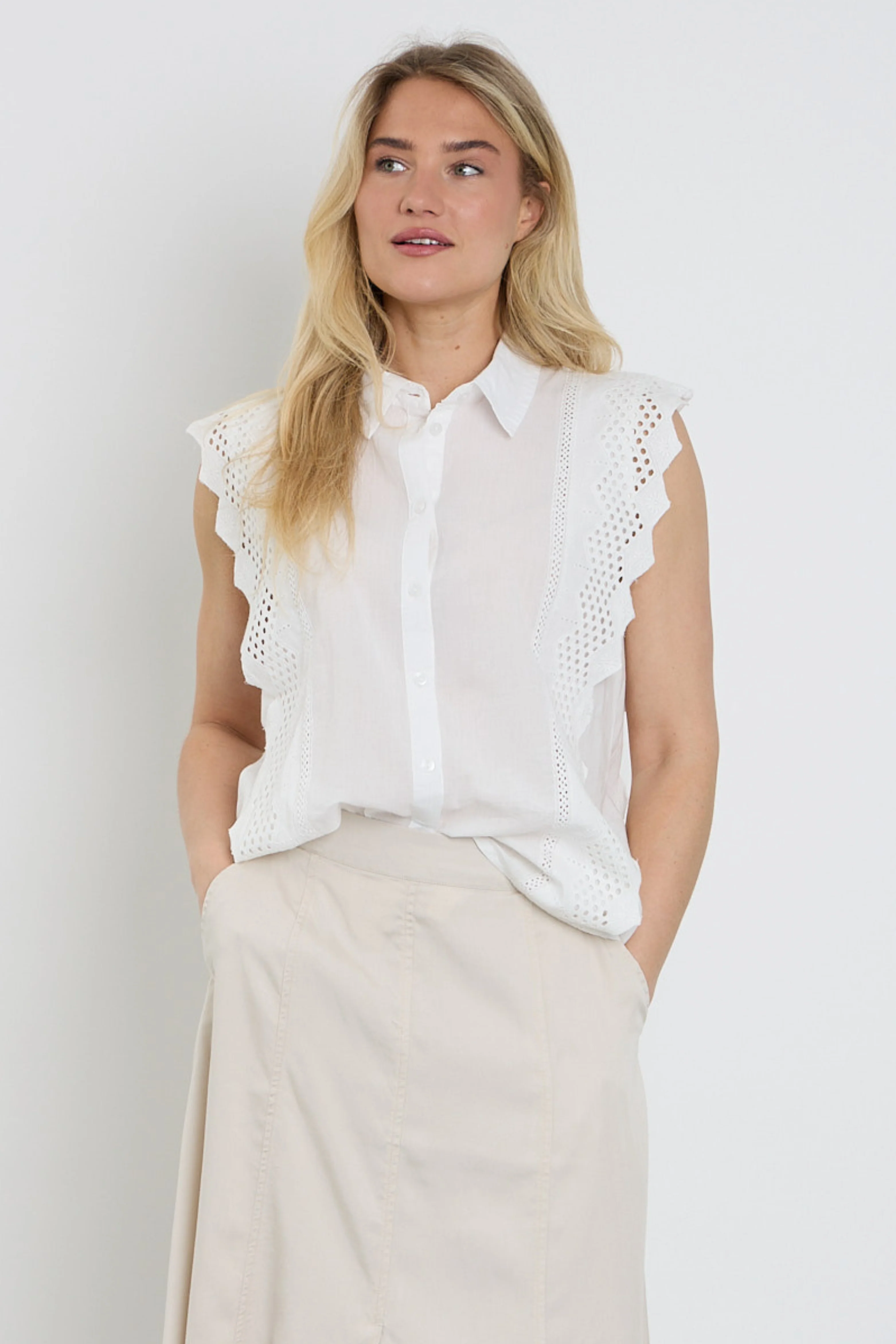 Blouse Fqbina Brilliant White 208208