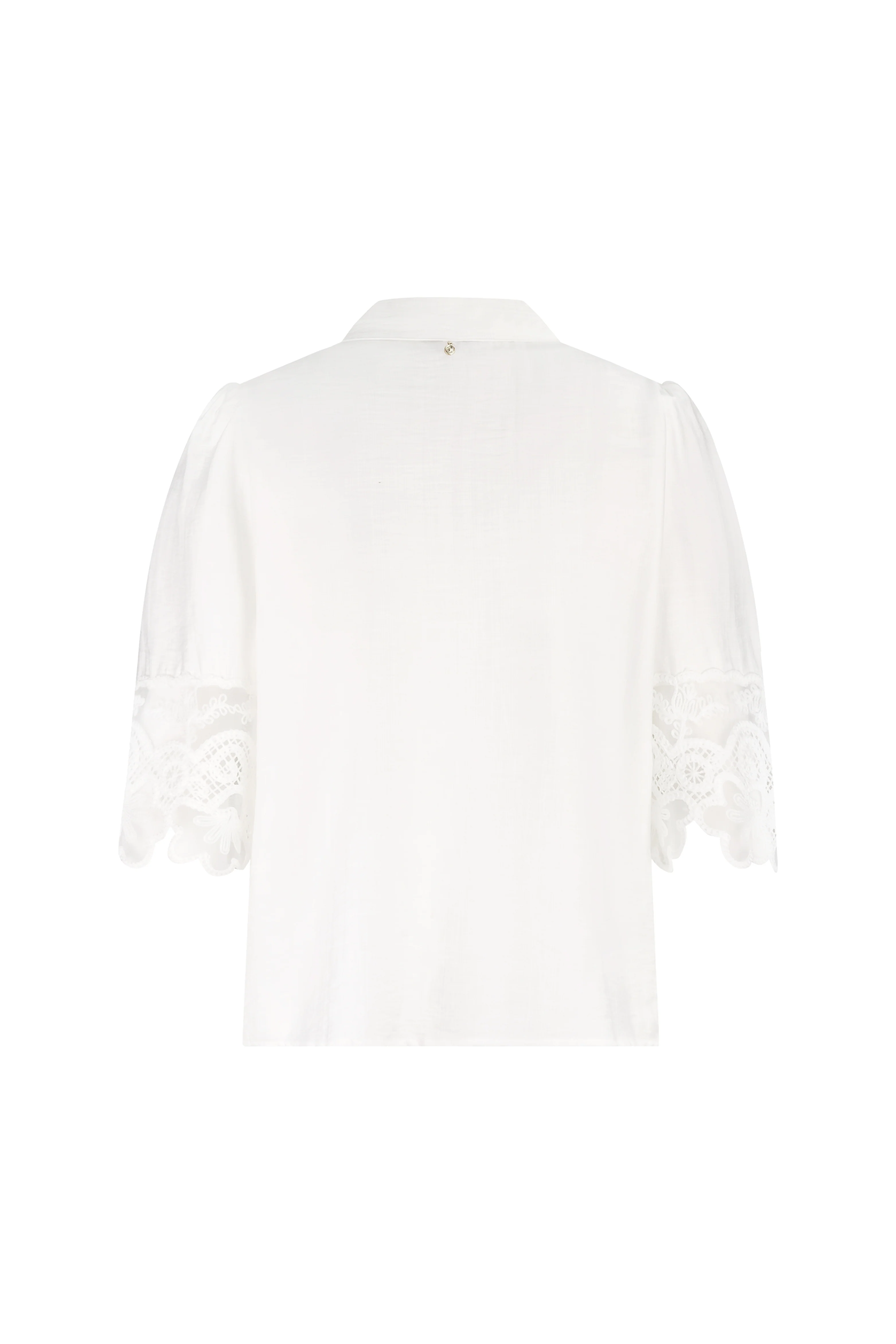 Blouse Lace Details Offwhite O06-19-301 2 - Image 4