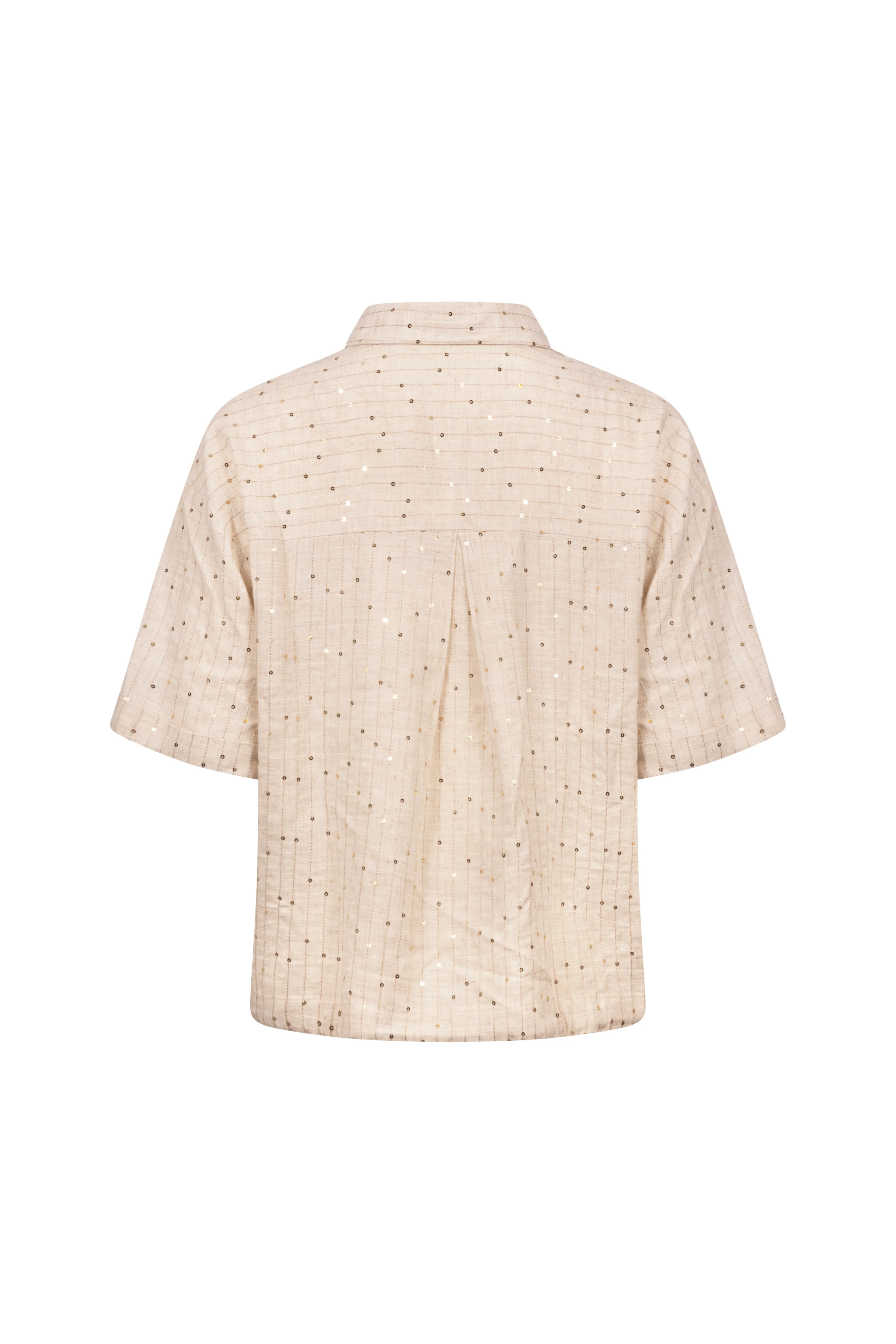 Blouse Leonora Paillet Sand NKS02108 - Image 4