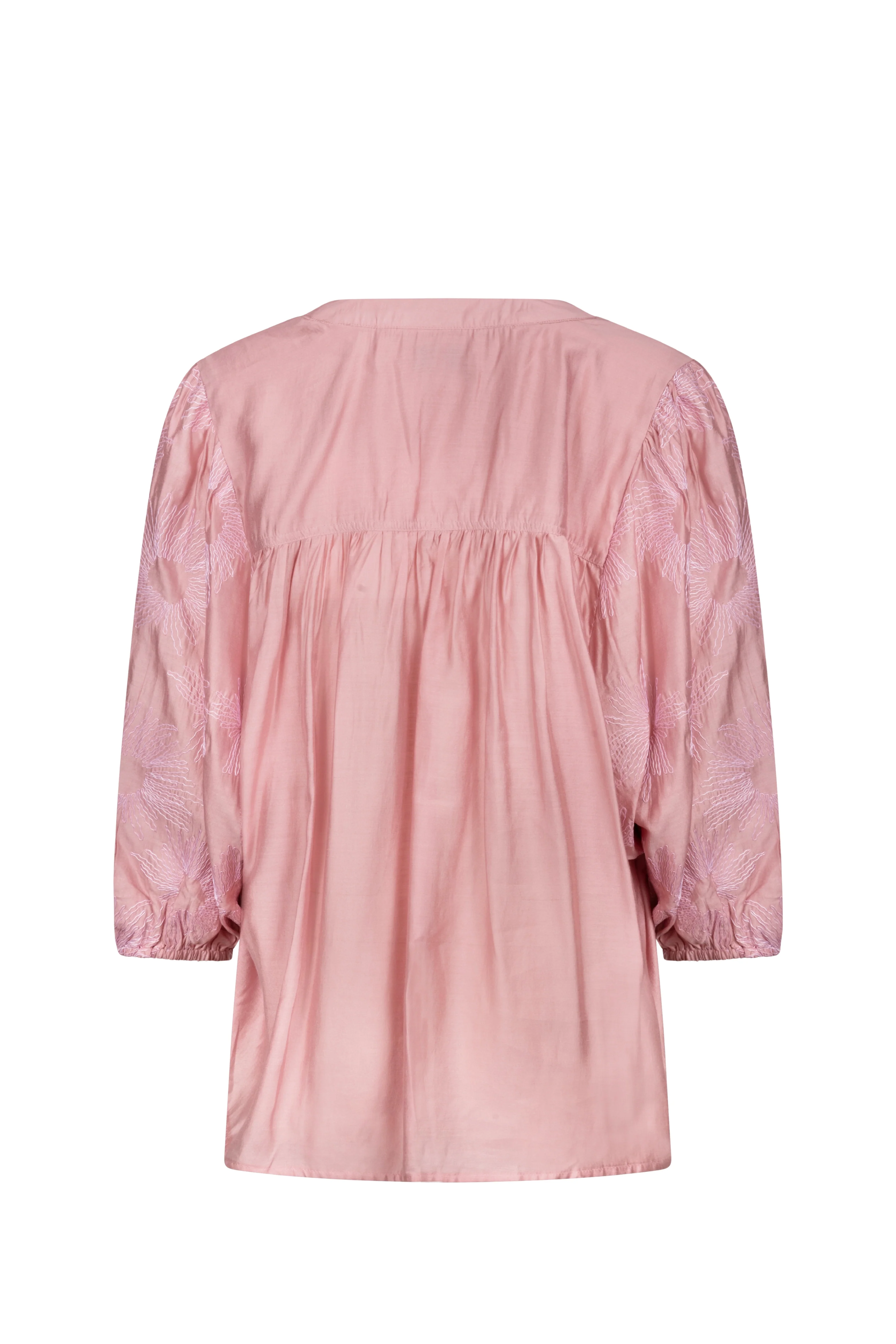 Blouse Lynn Embroidery Blush NKS02176 - Image 4