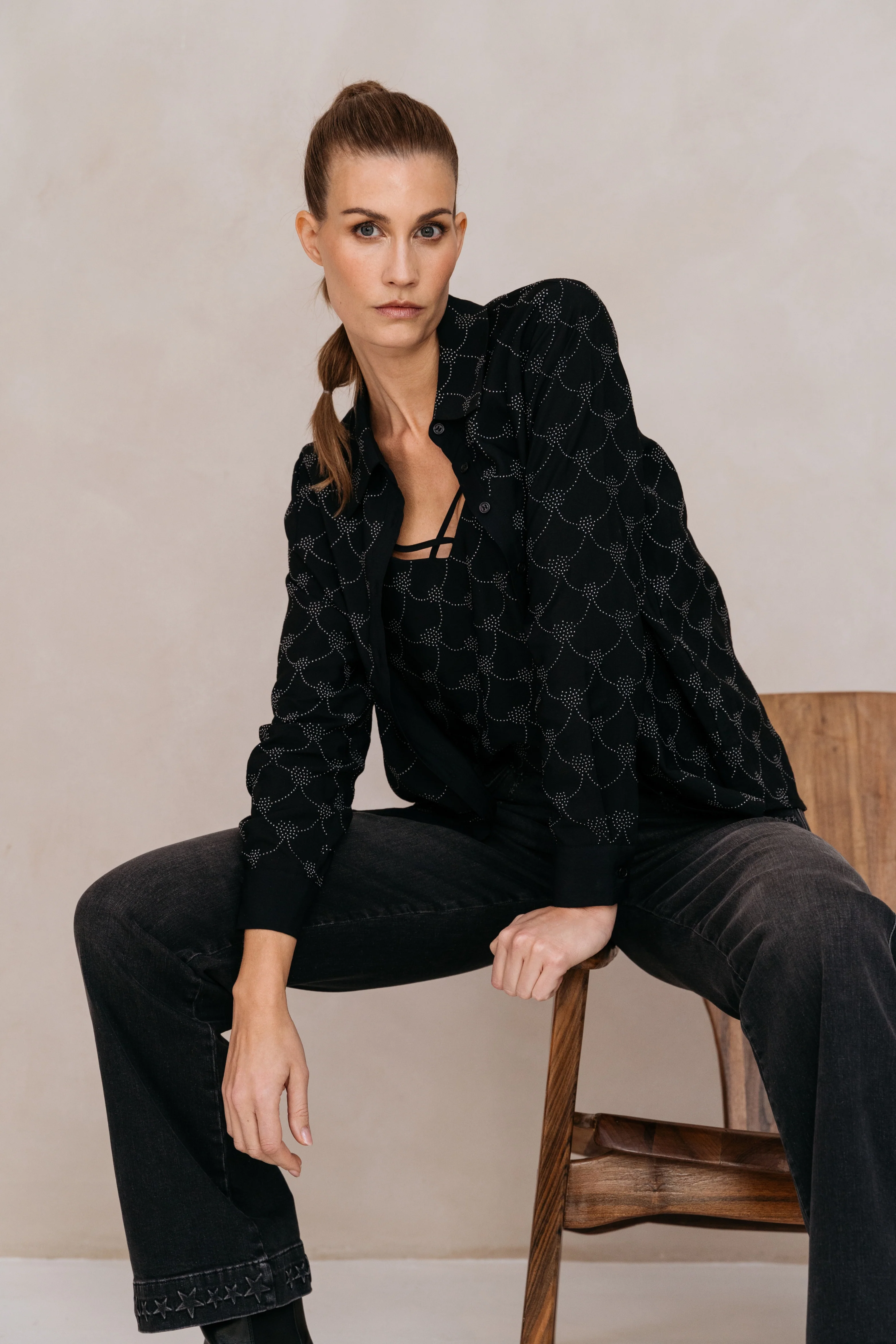 Blouse Parvin Silver Shine - Image 2