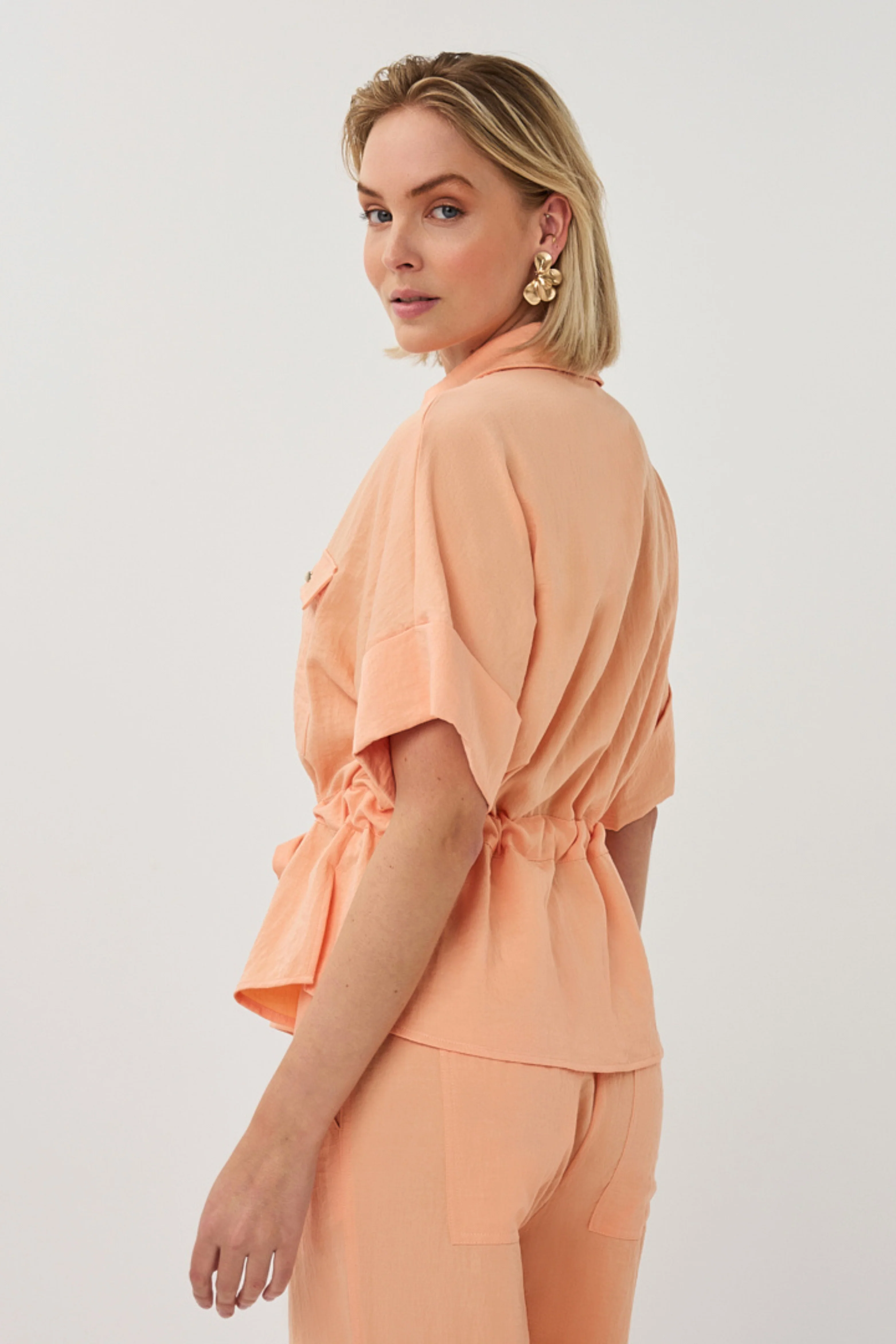 Blouse Zipper Fine Crinkle Bellini SP26.10038 - Image 6