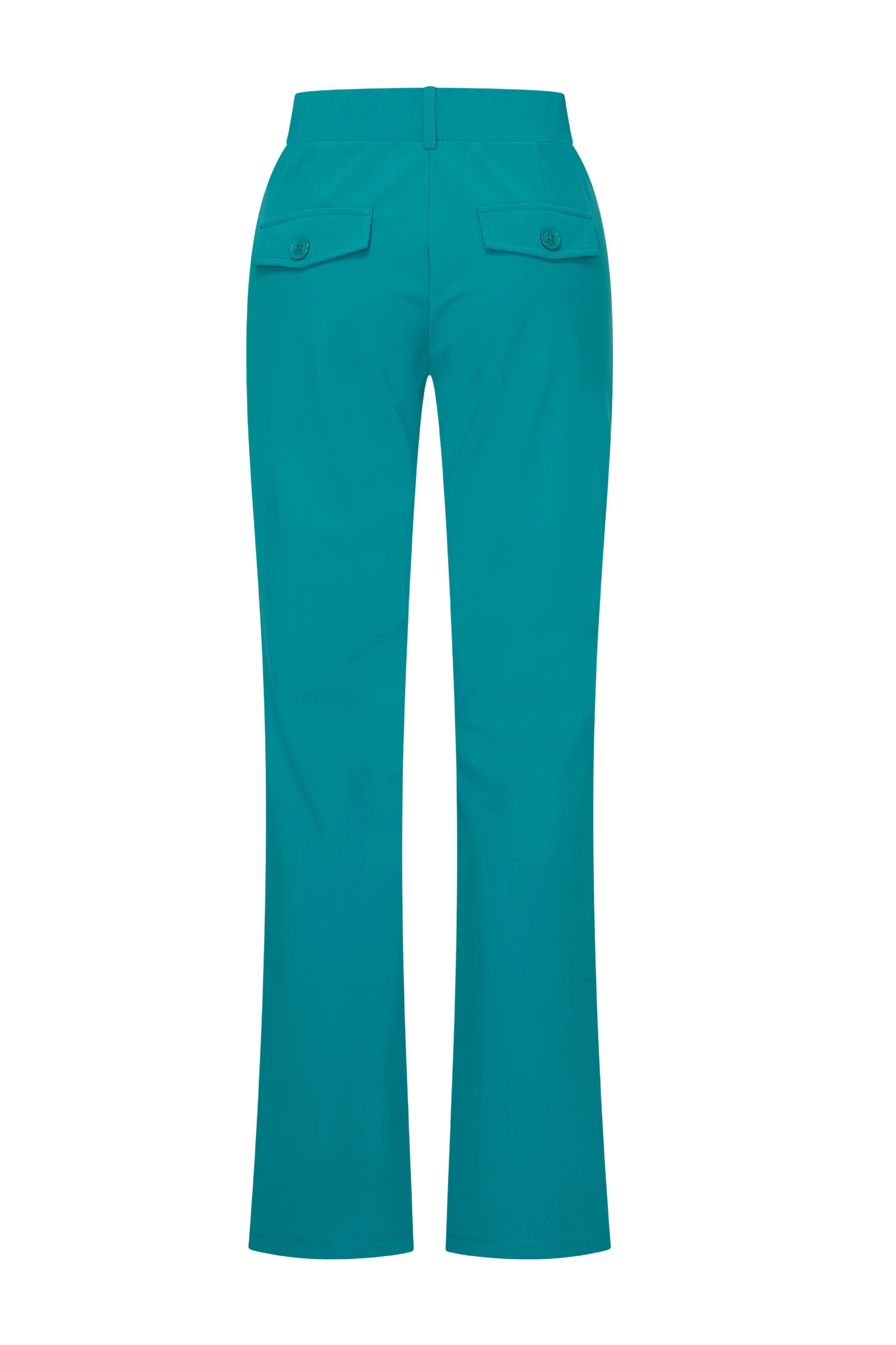 Bonded Travel Broek Flared Petrol 202633 - Image 6