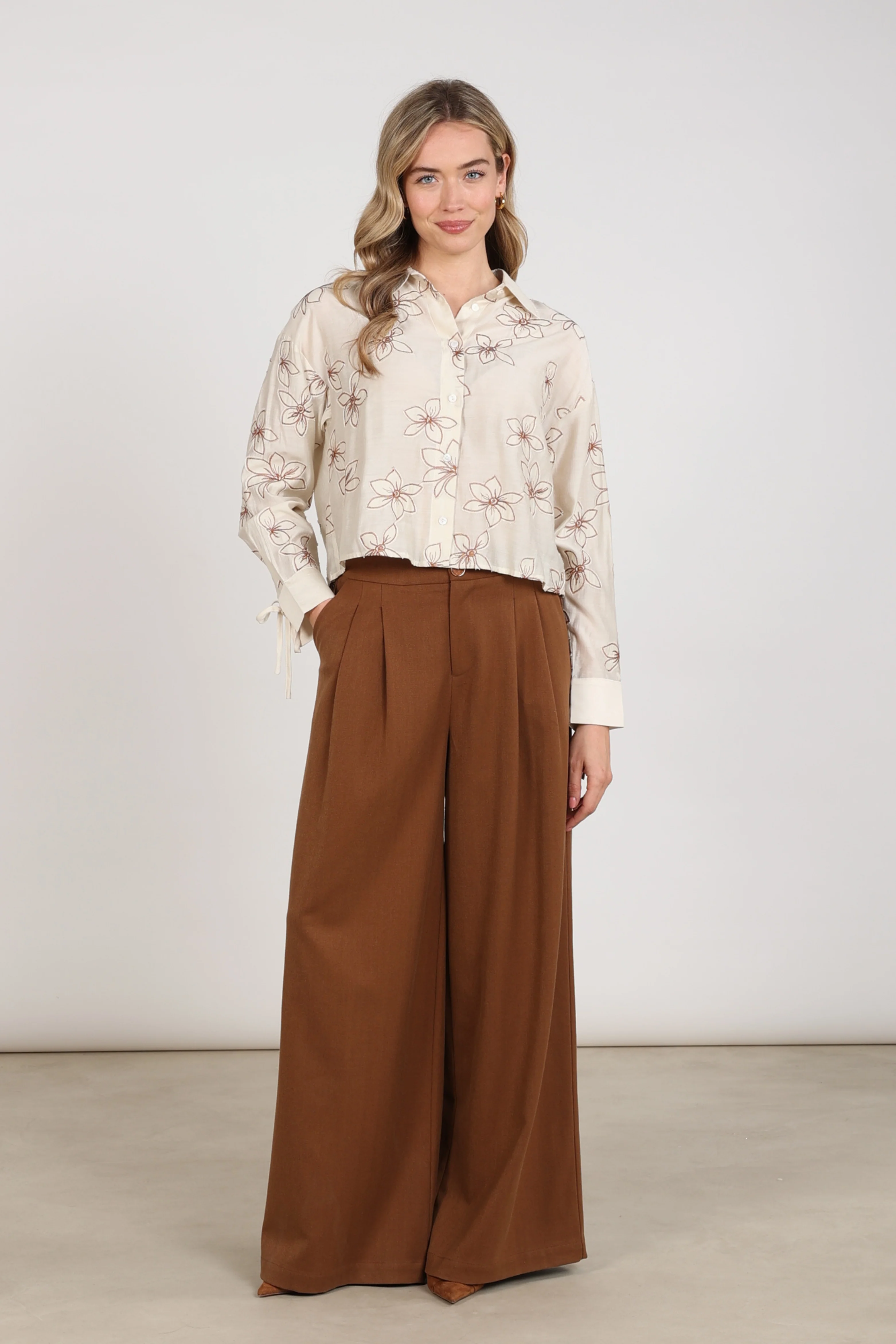 Broek Bodine Espresso NKF09076 - Image 7