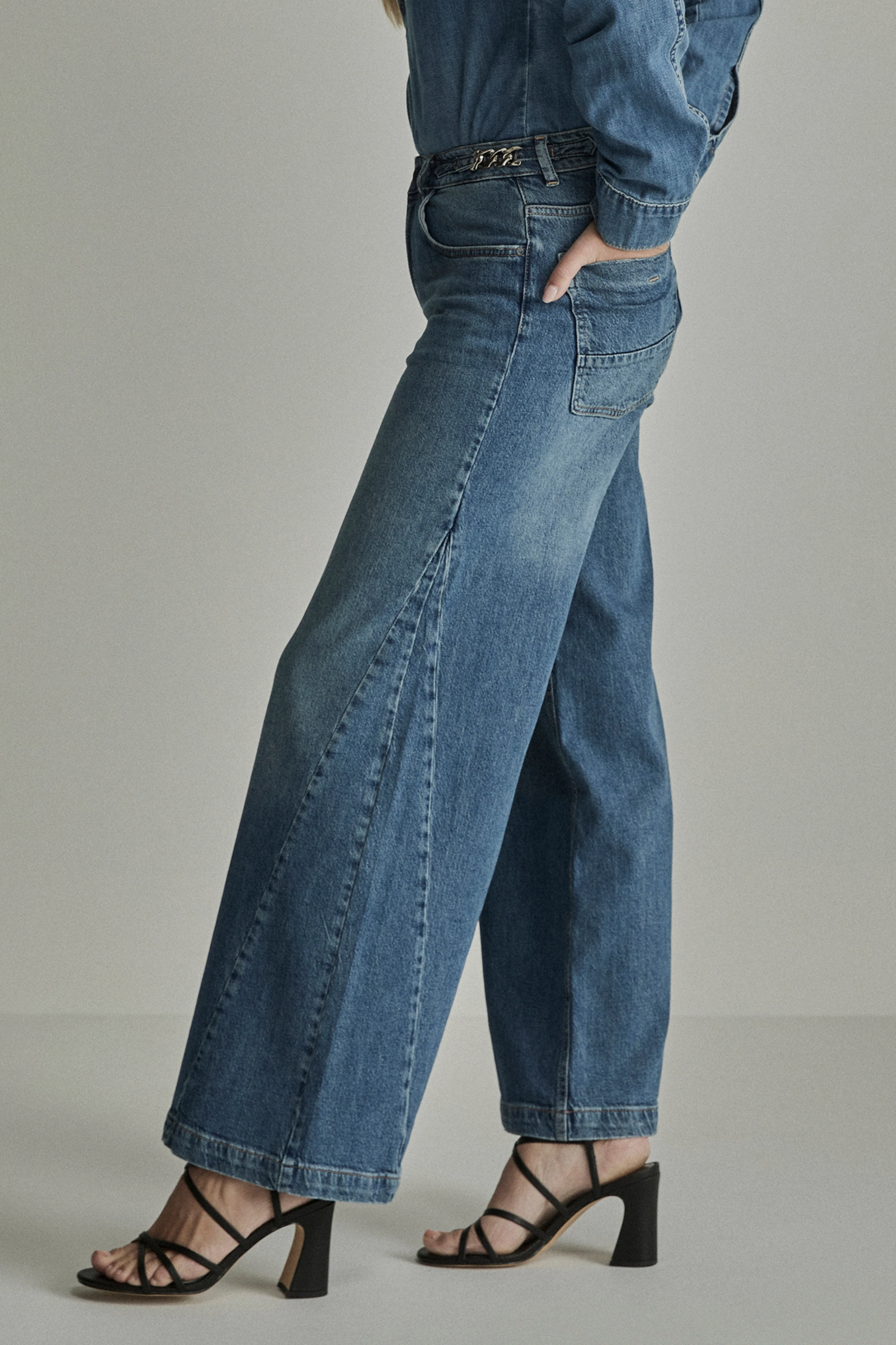 Broek Cloë Fancy Blue Reef FW261266427 L32 - Image 2