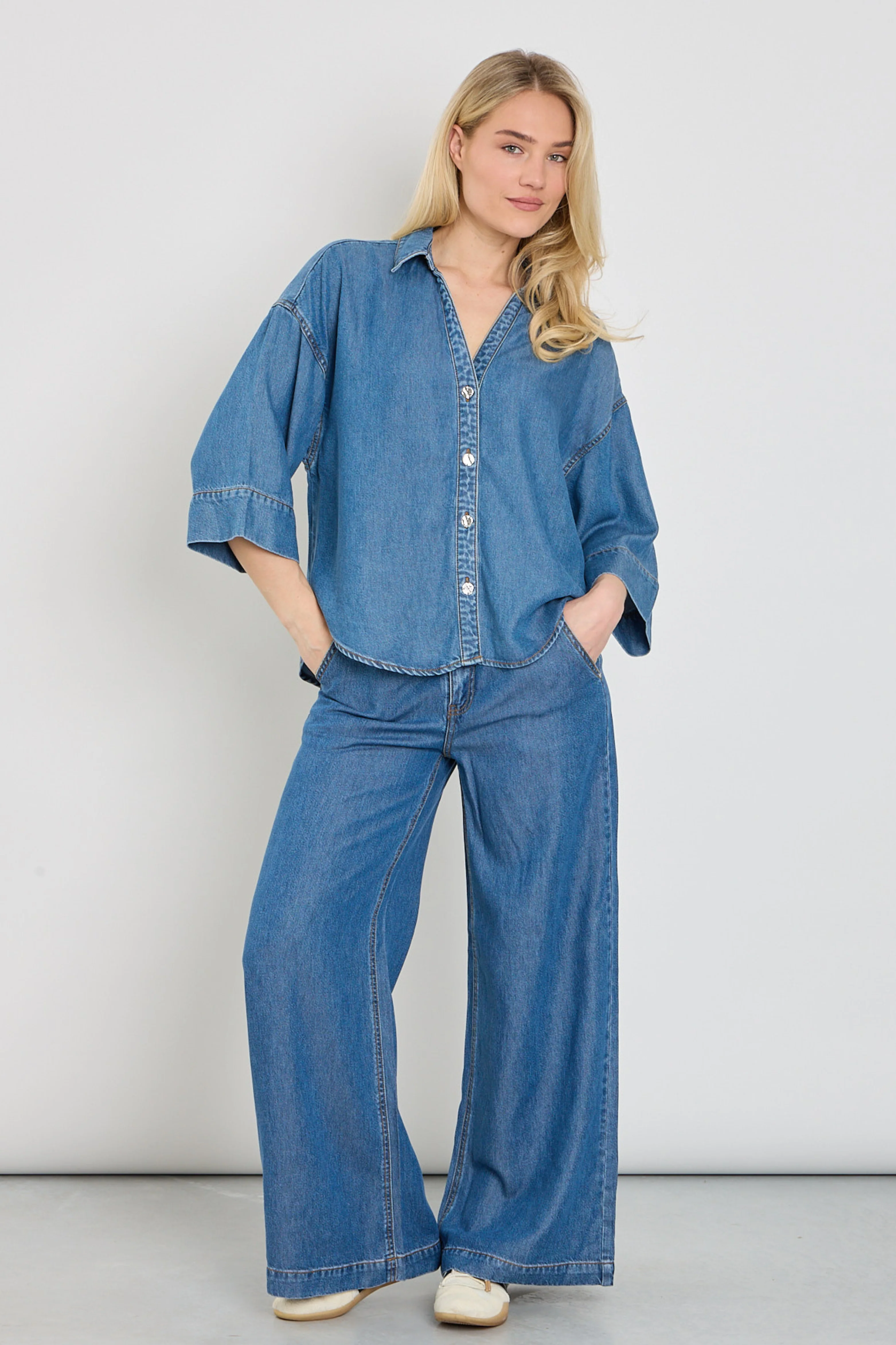 Jeans Fqmilo Medium Blue Denim 208302