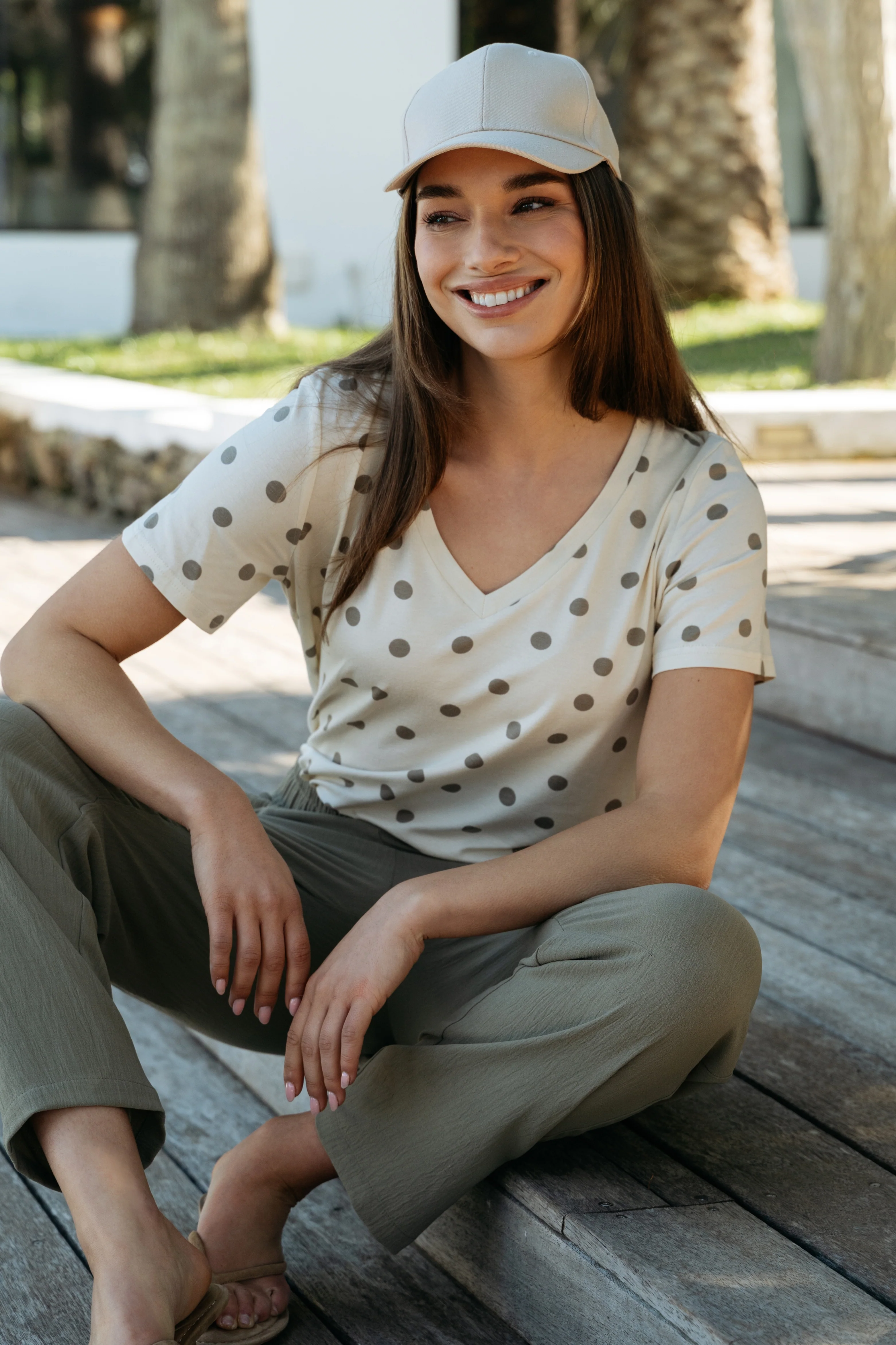 Broek Mandy Khaki PA444 - Image 4