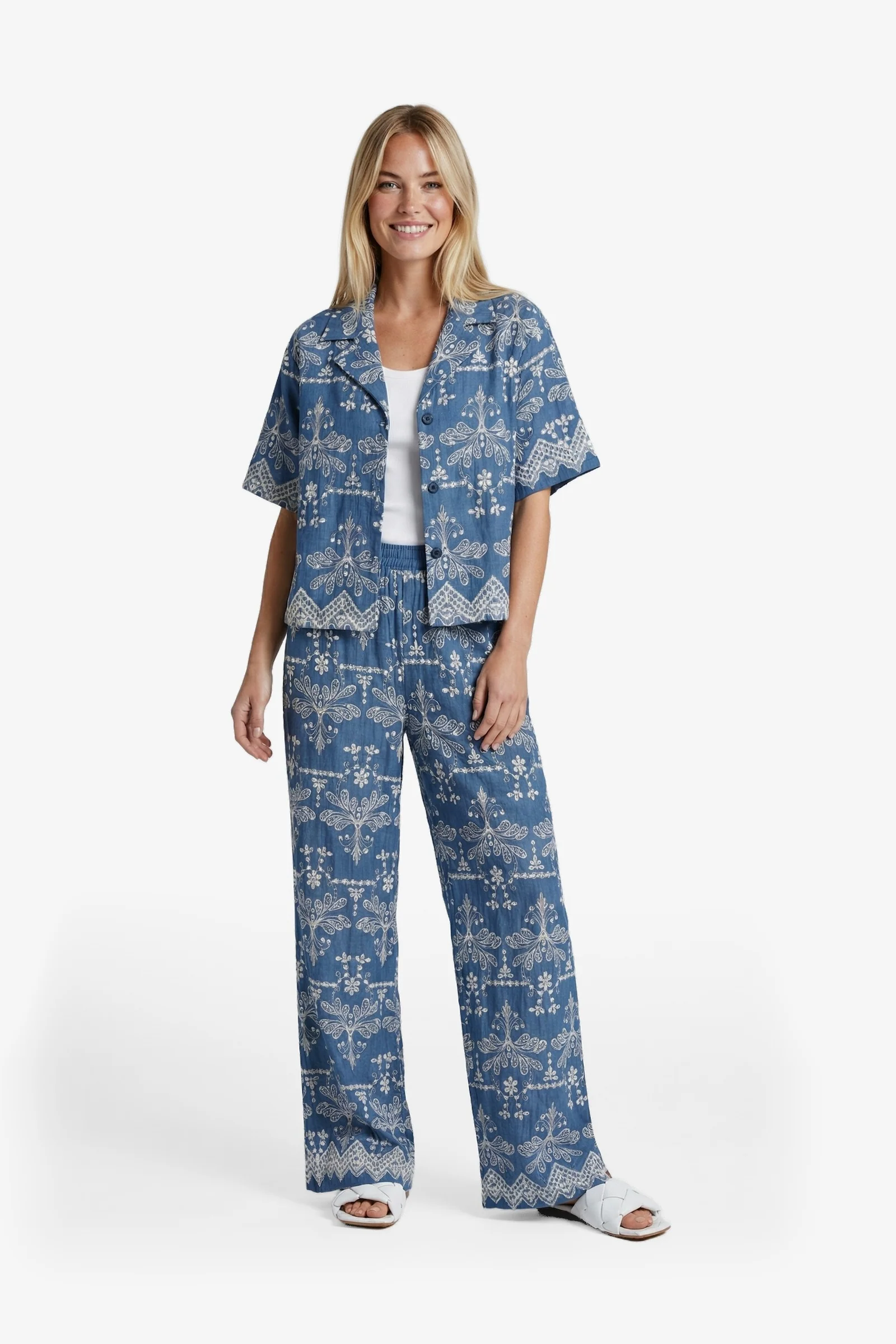 Broek Minou Denim Mid Blue - Image 7