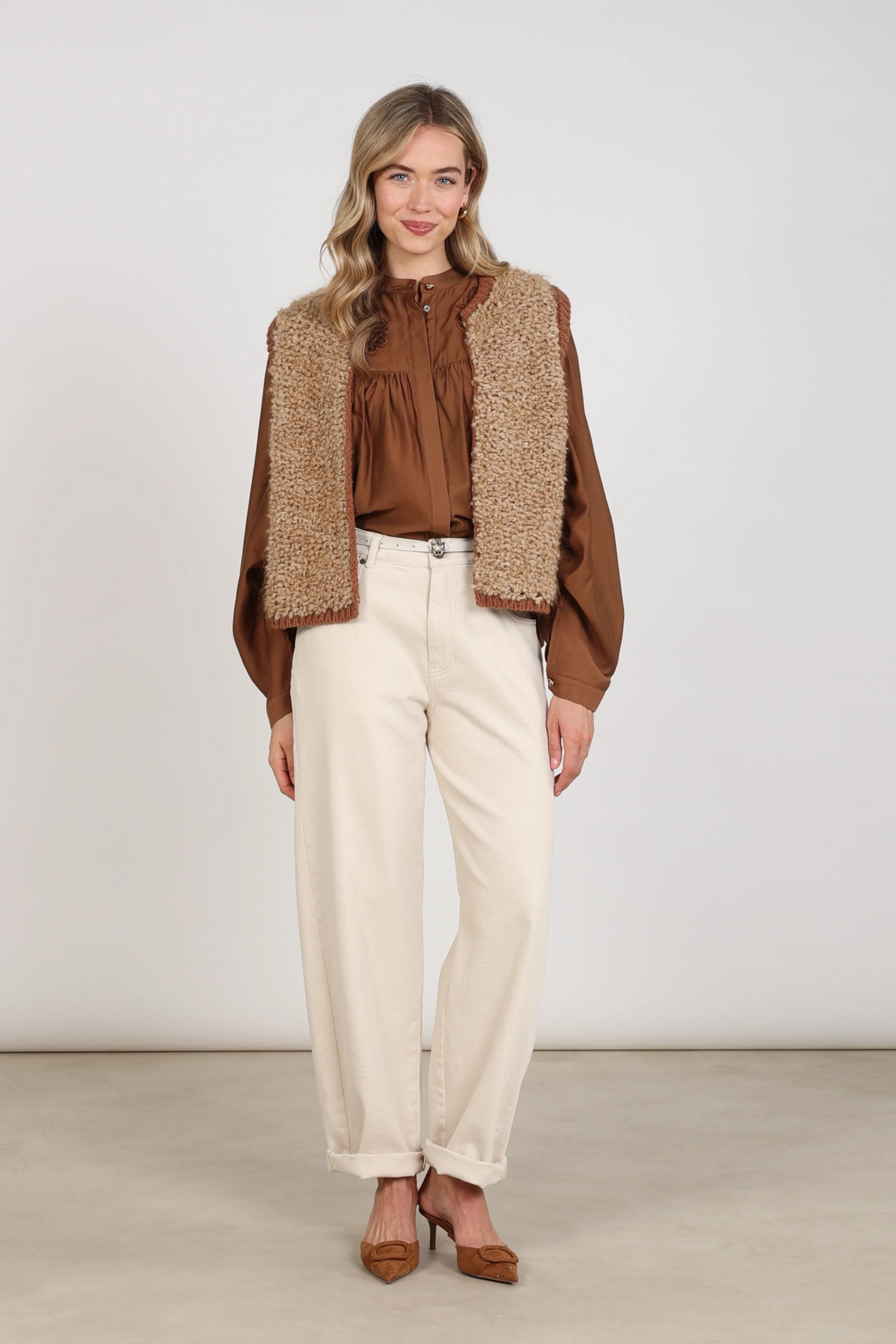 Broek Petra Offwhite NKF09124 - Image 3