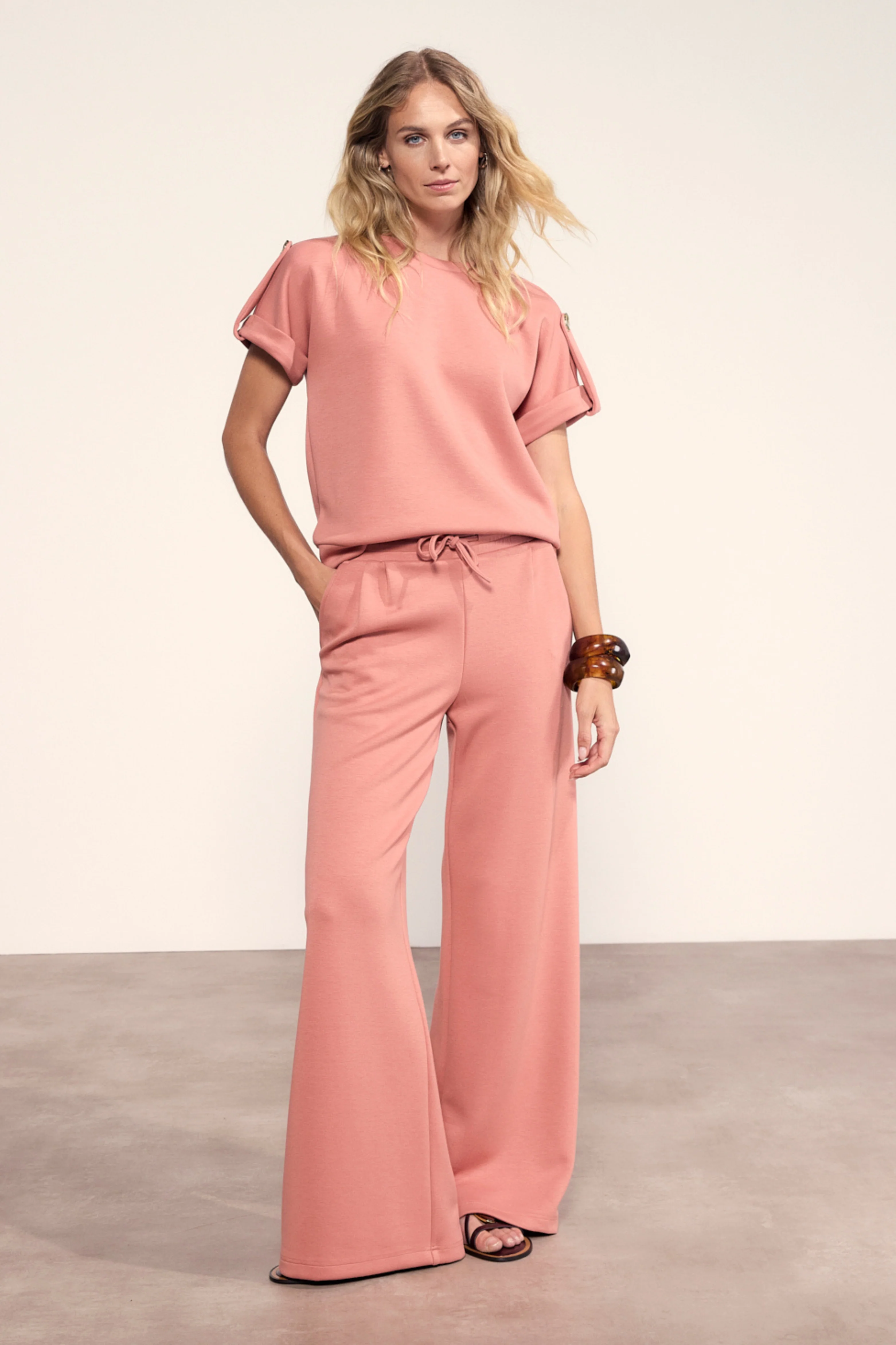 Broek Technical Sweat Dusty Rose C09-20-101 3 - Image 3