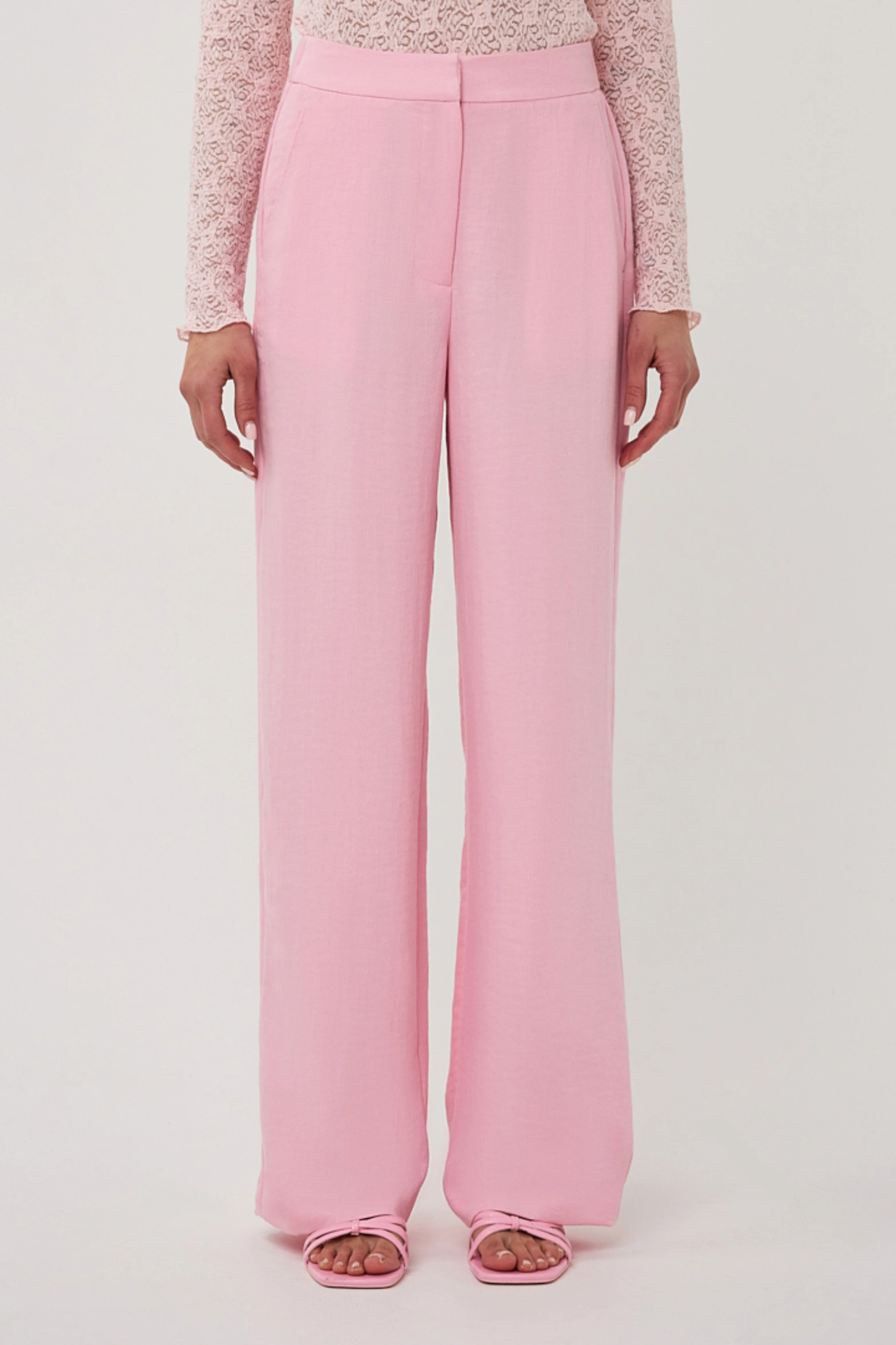 Broek Twill Wide Romance Rose SP26.10048 - Image 7