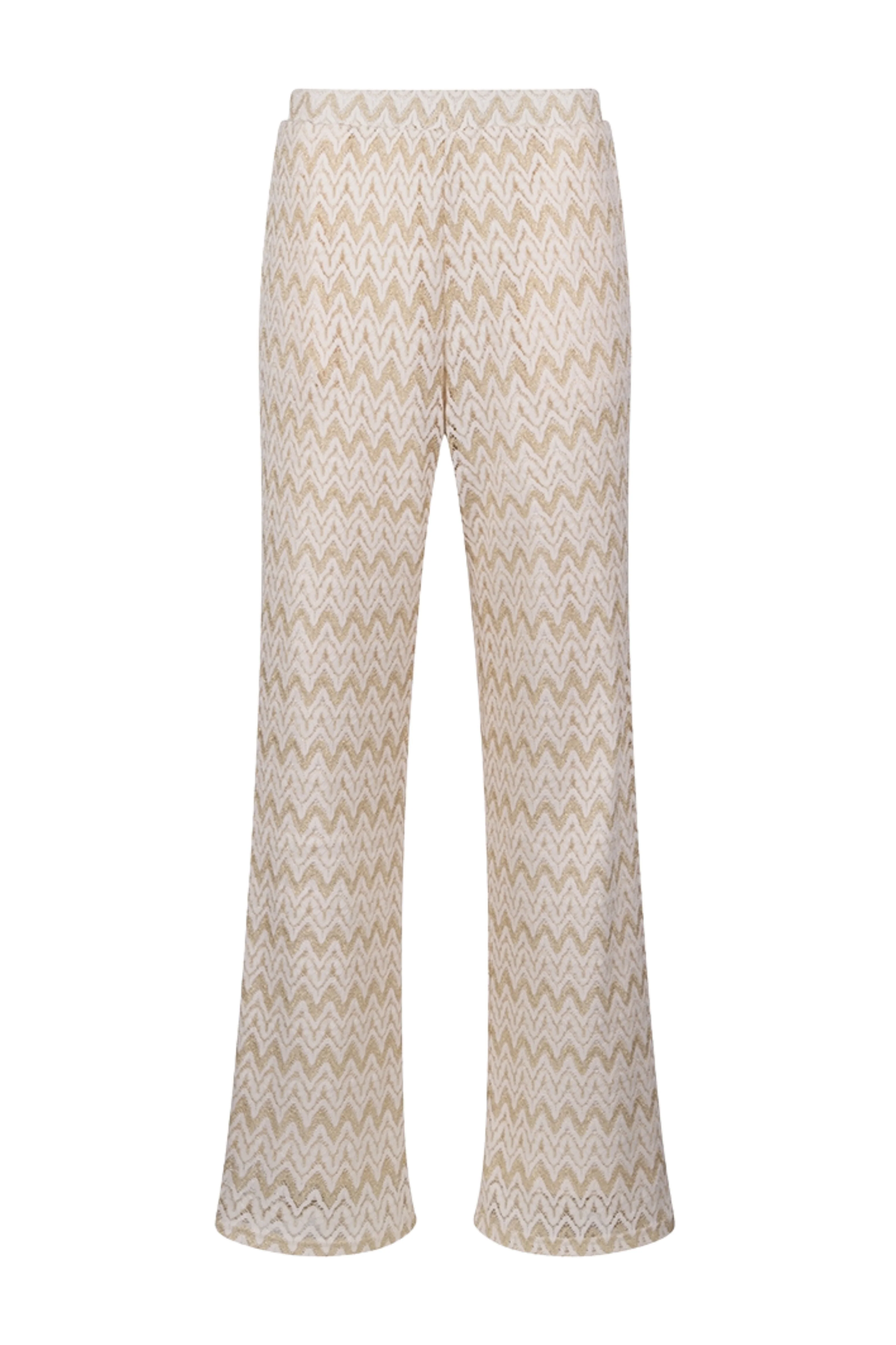 Broek Vajenne Offwhite Gold NKS09093 - Image 5
