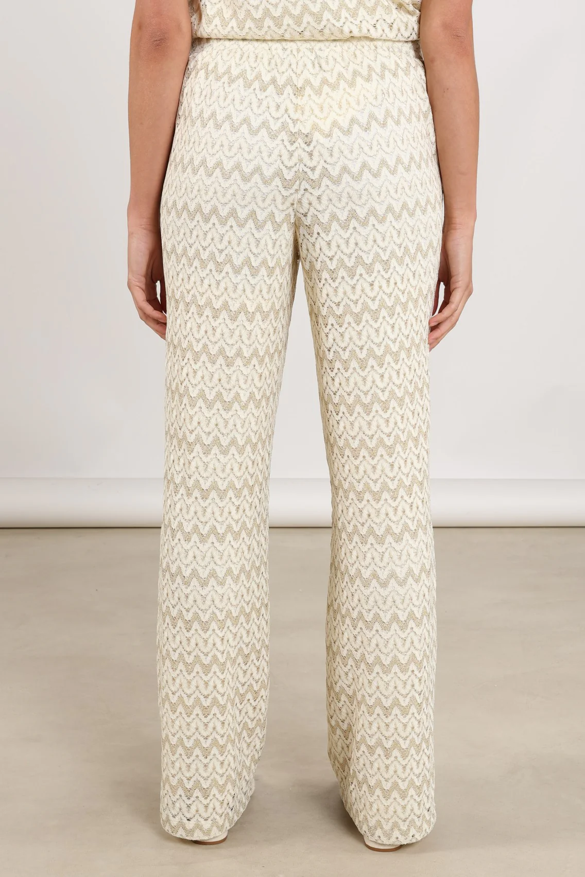 Broek Vajenne Offwhite Gold NKS09093 - Image 8