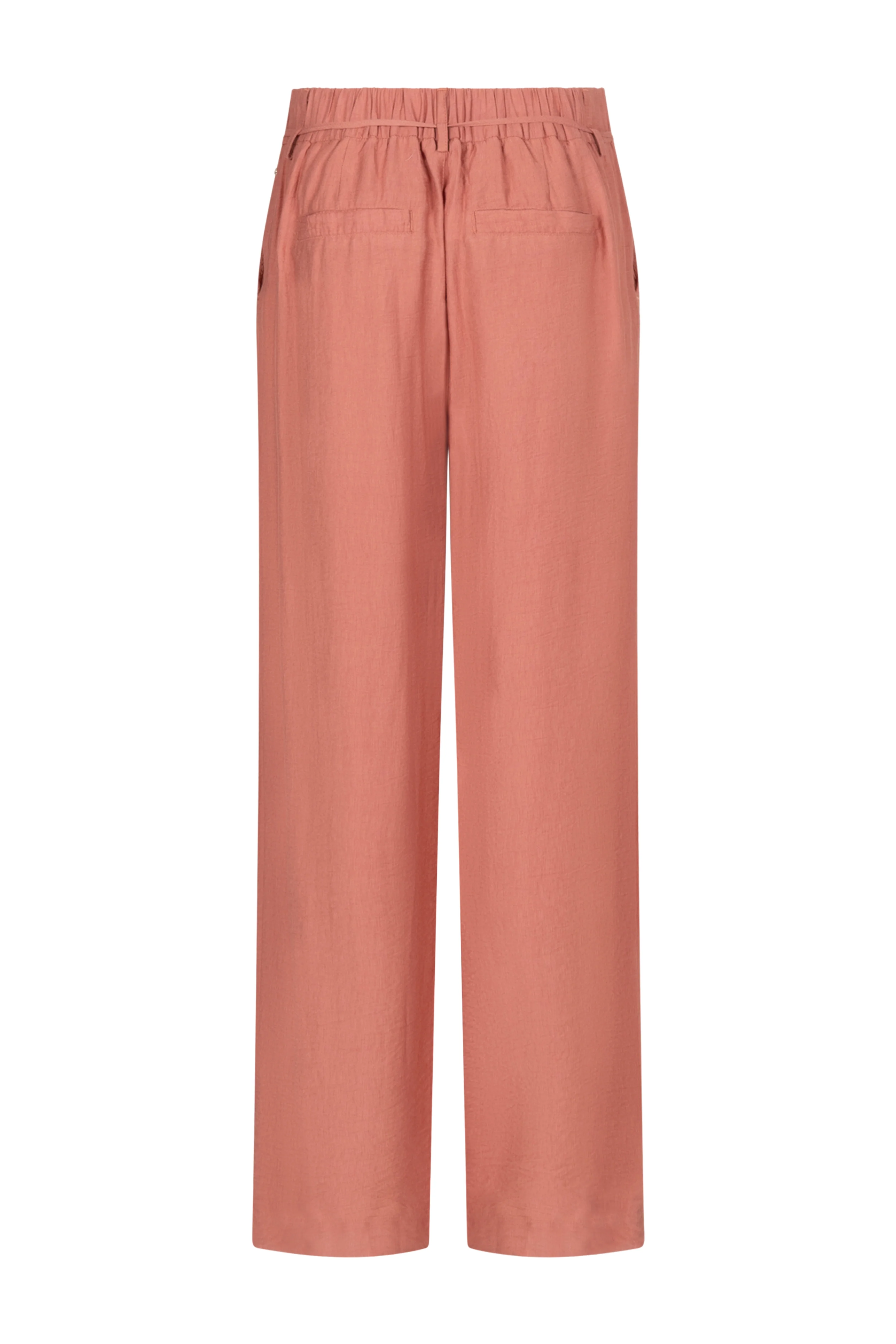 Broek Wide Leg Belt Dusty Rose C04-20-101 3 - Image 6