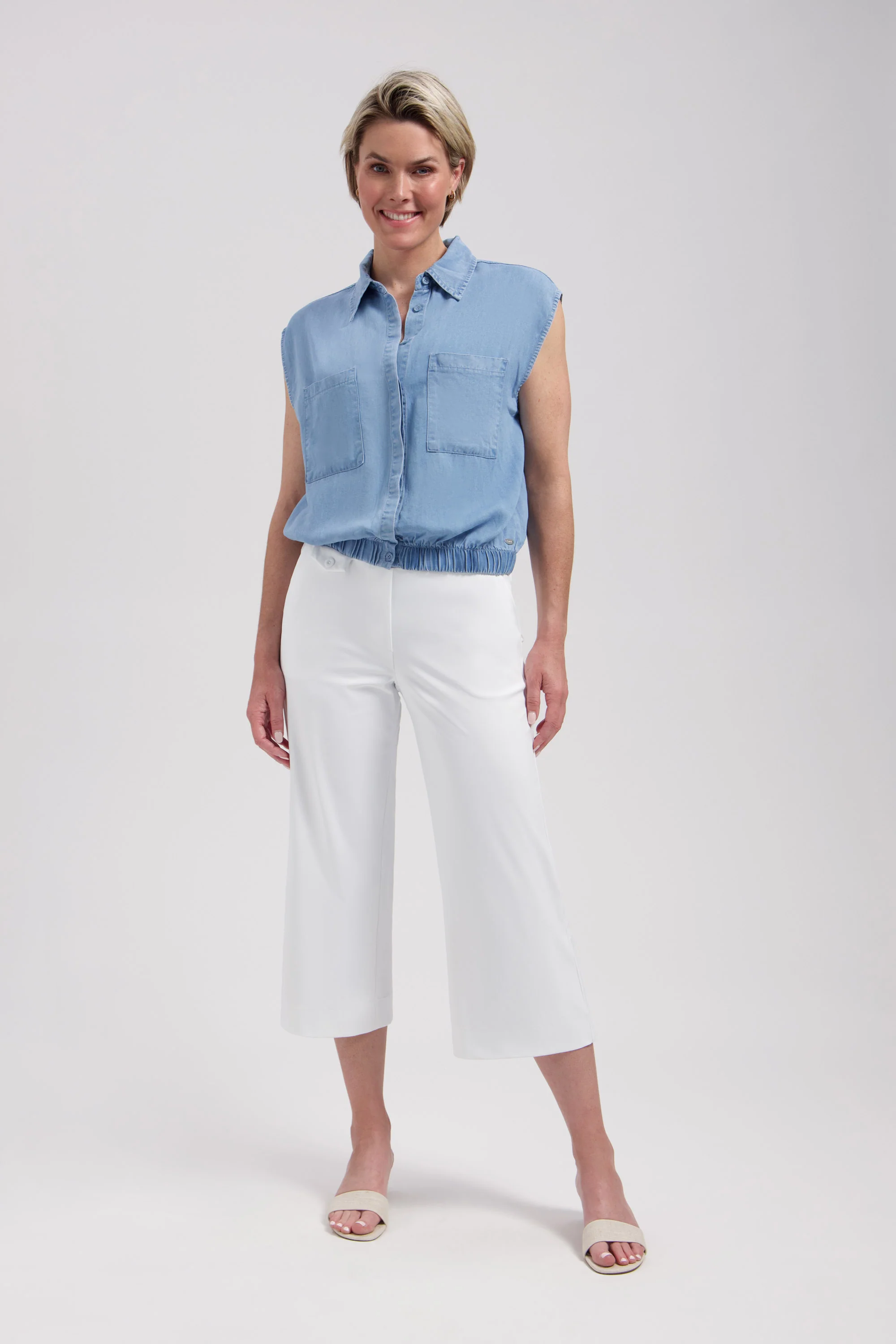 Gilet Isabel Chambray L30-801-3349 - Image 4