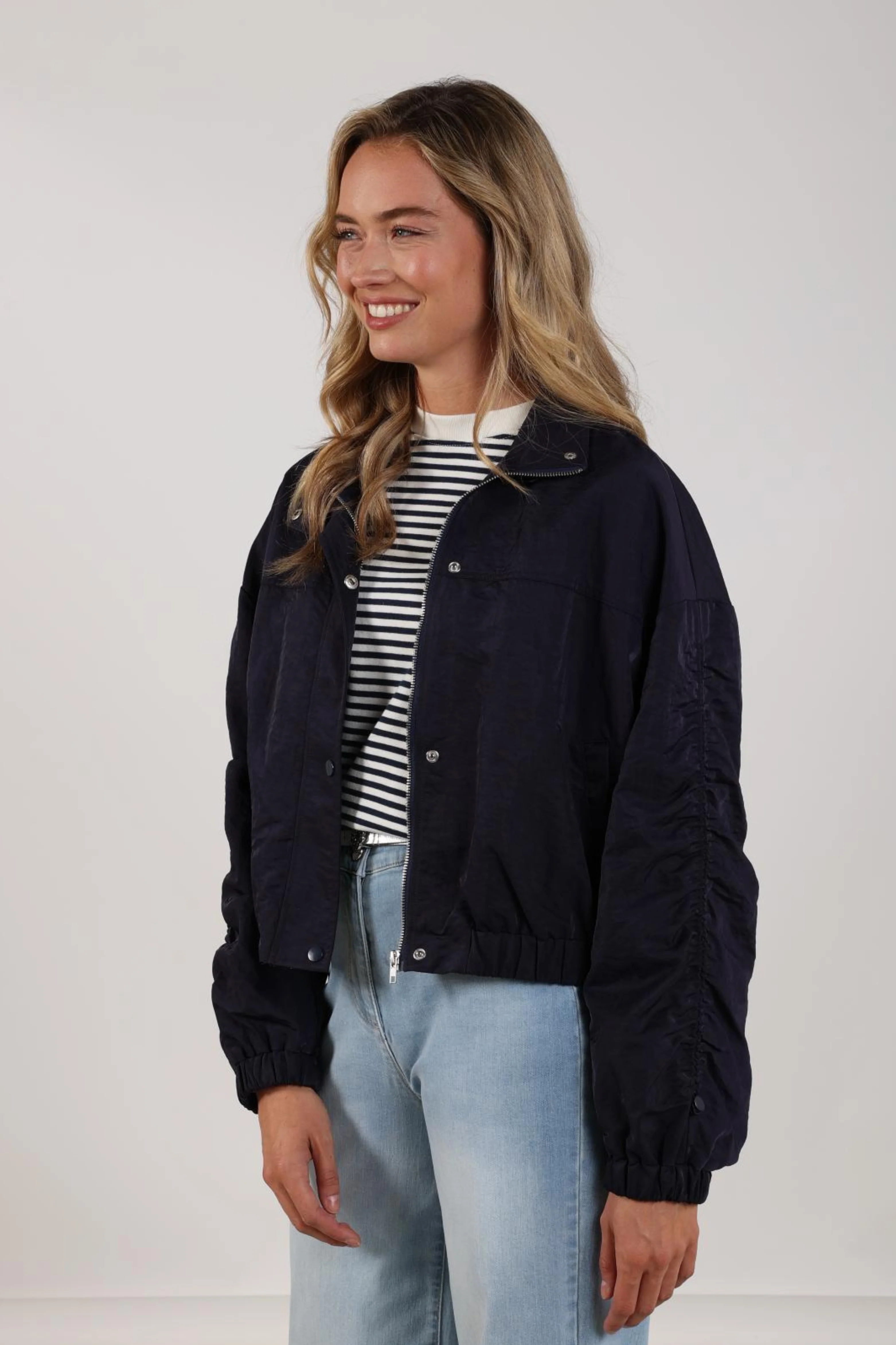 Jacket Jaimy Navy NKS13086 - Image 2