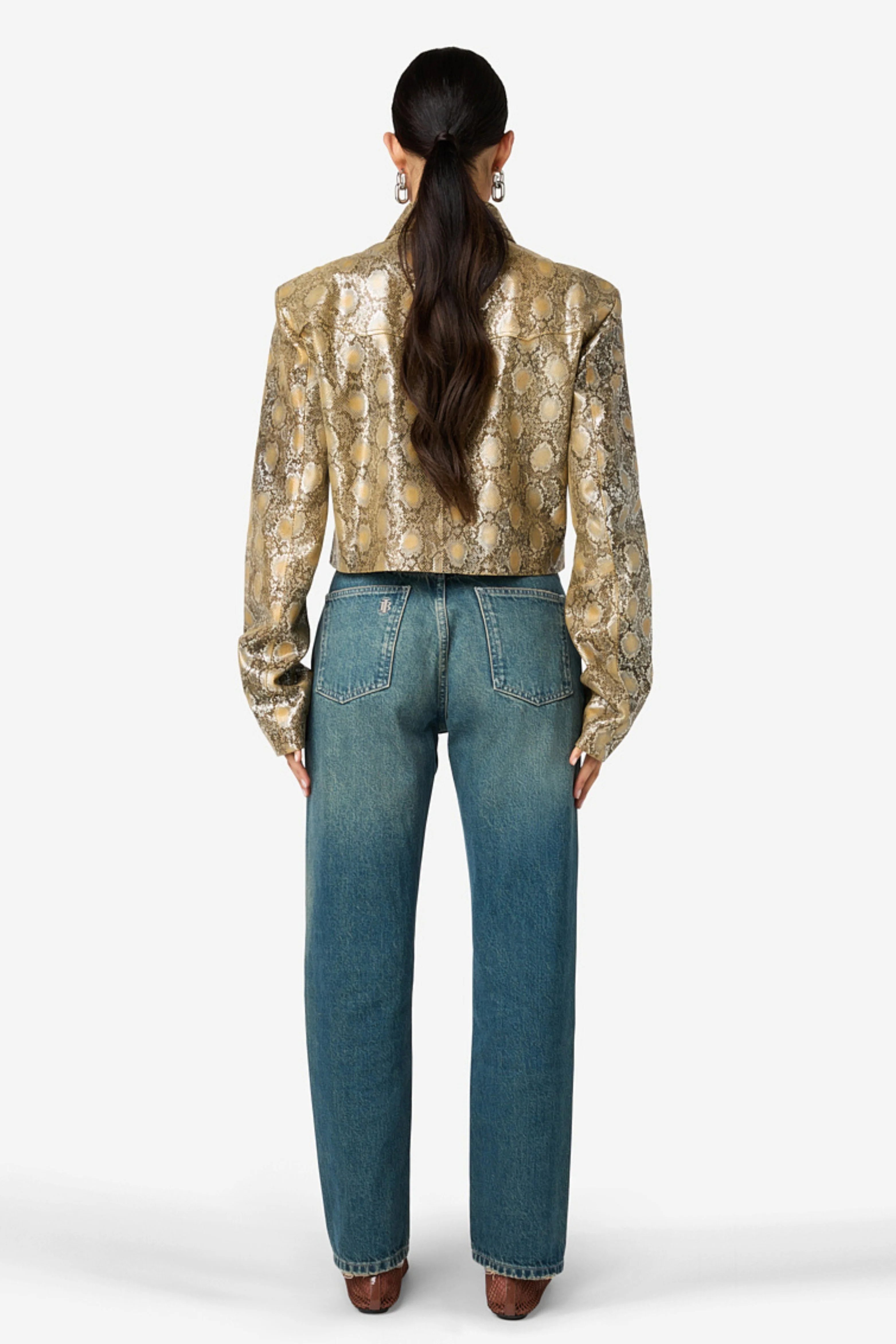 Jacket Jaylin Snake Serpent Metallic - Image 4