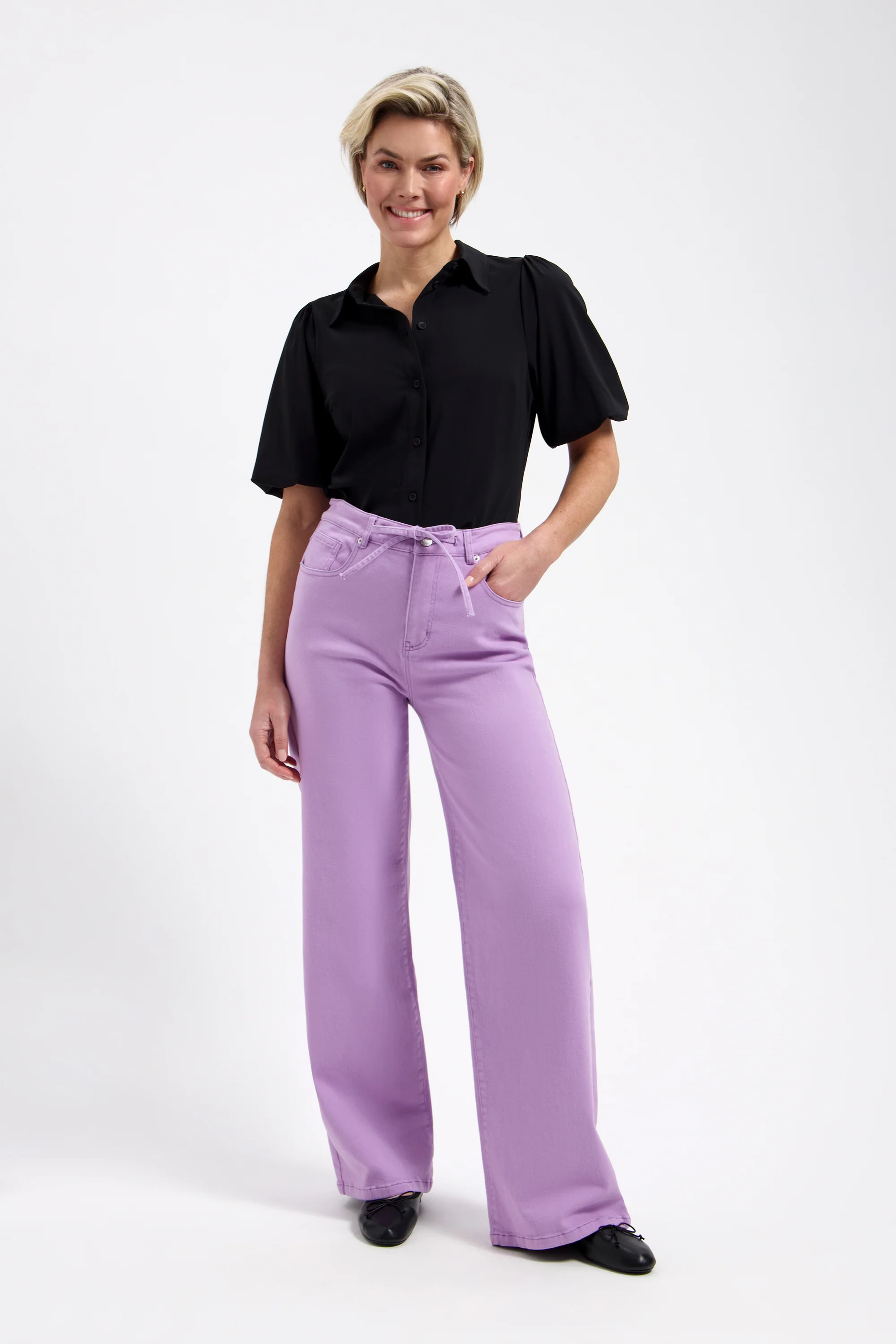 Jeans Faith Soft Violet L14-801-3148 - Image 7