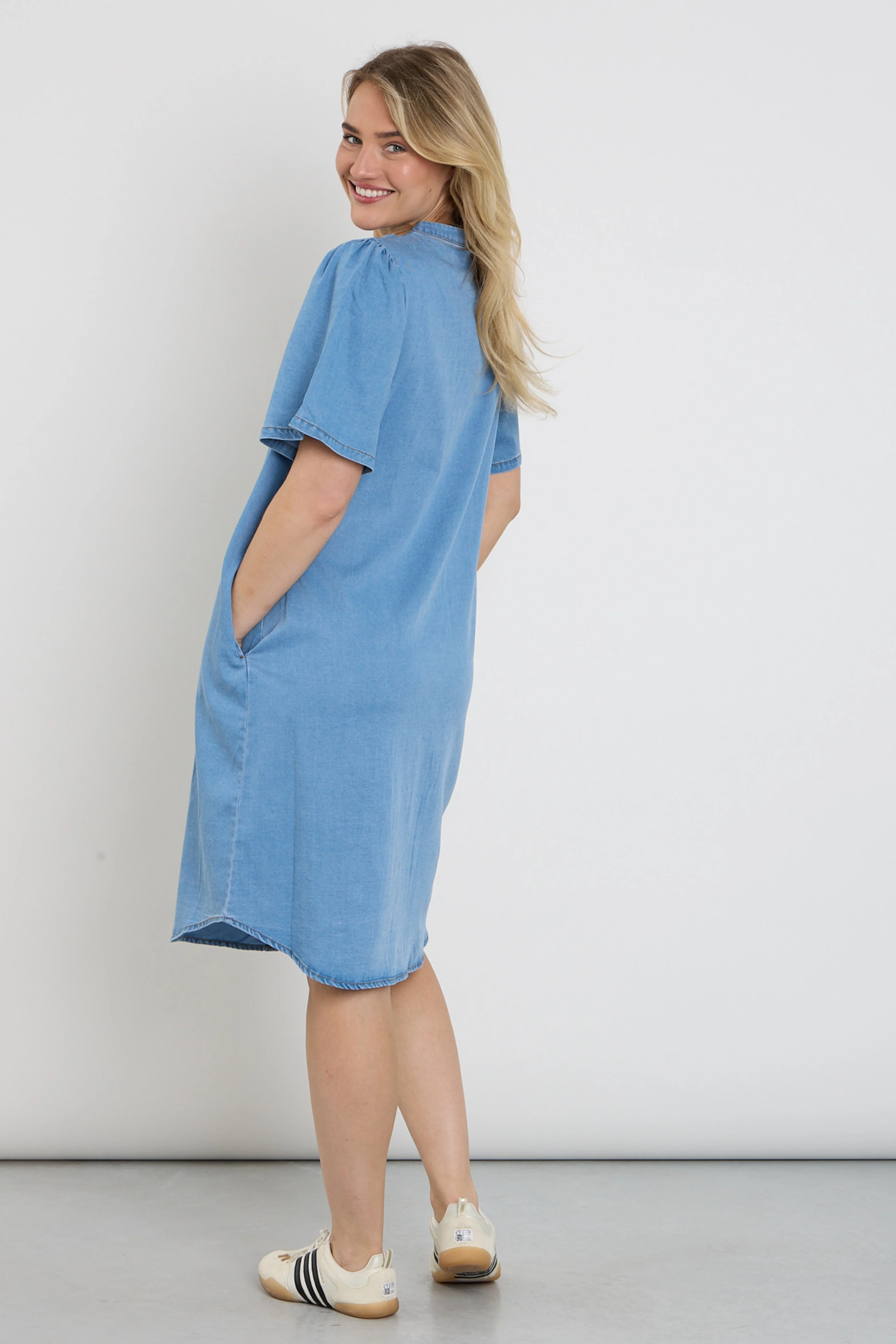 Jurk Fqsolda Light Blue Denim 208366 - Image 5