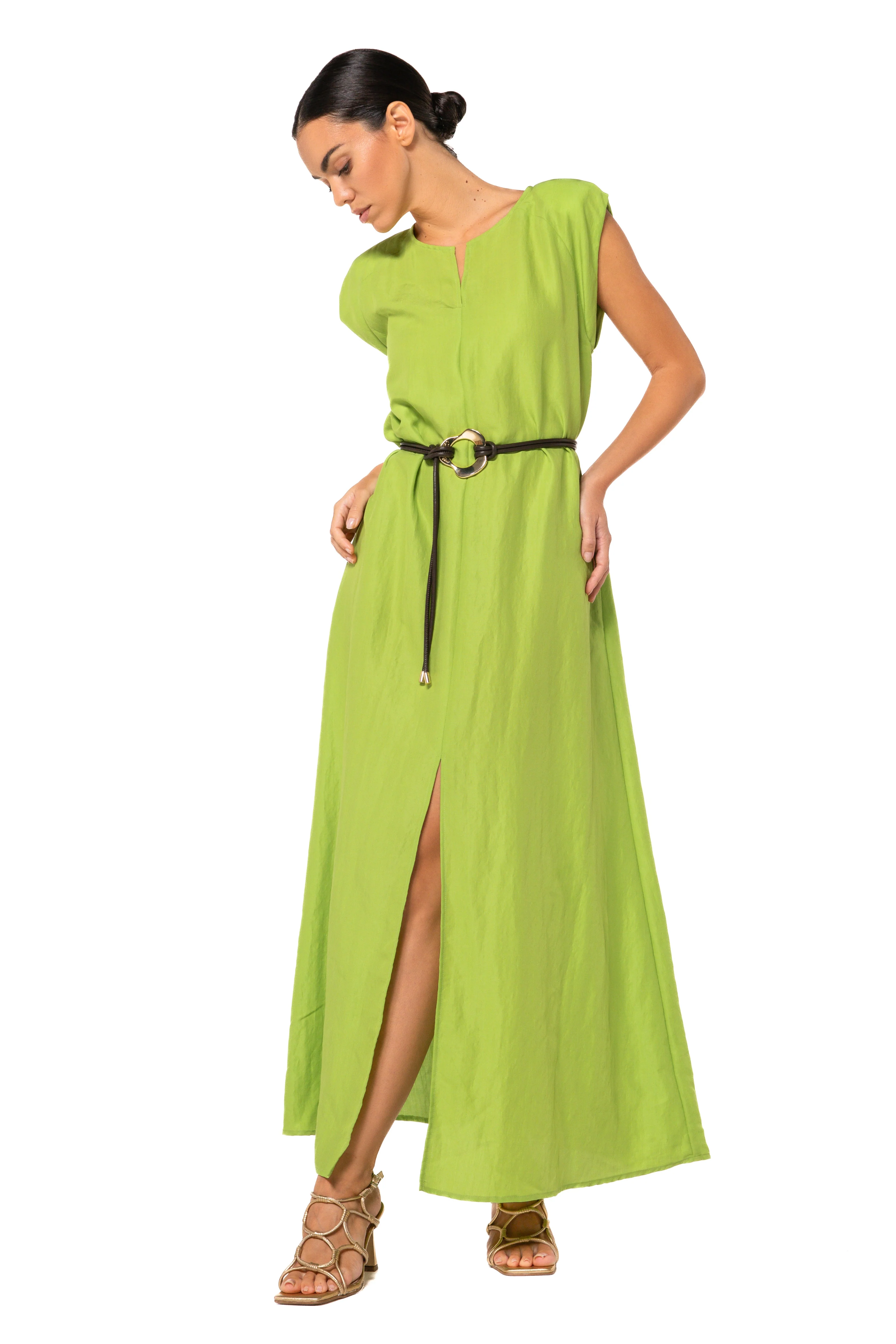 Jurk Maxi Lime 1117-66
