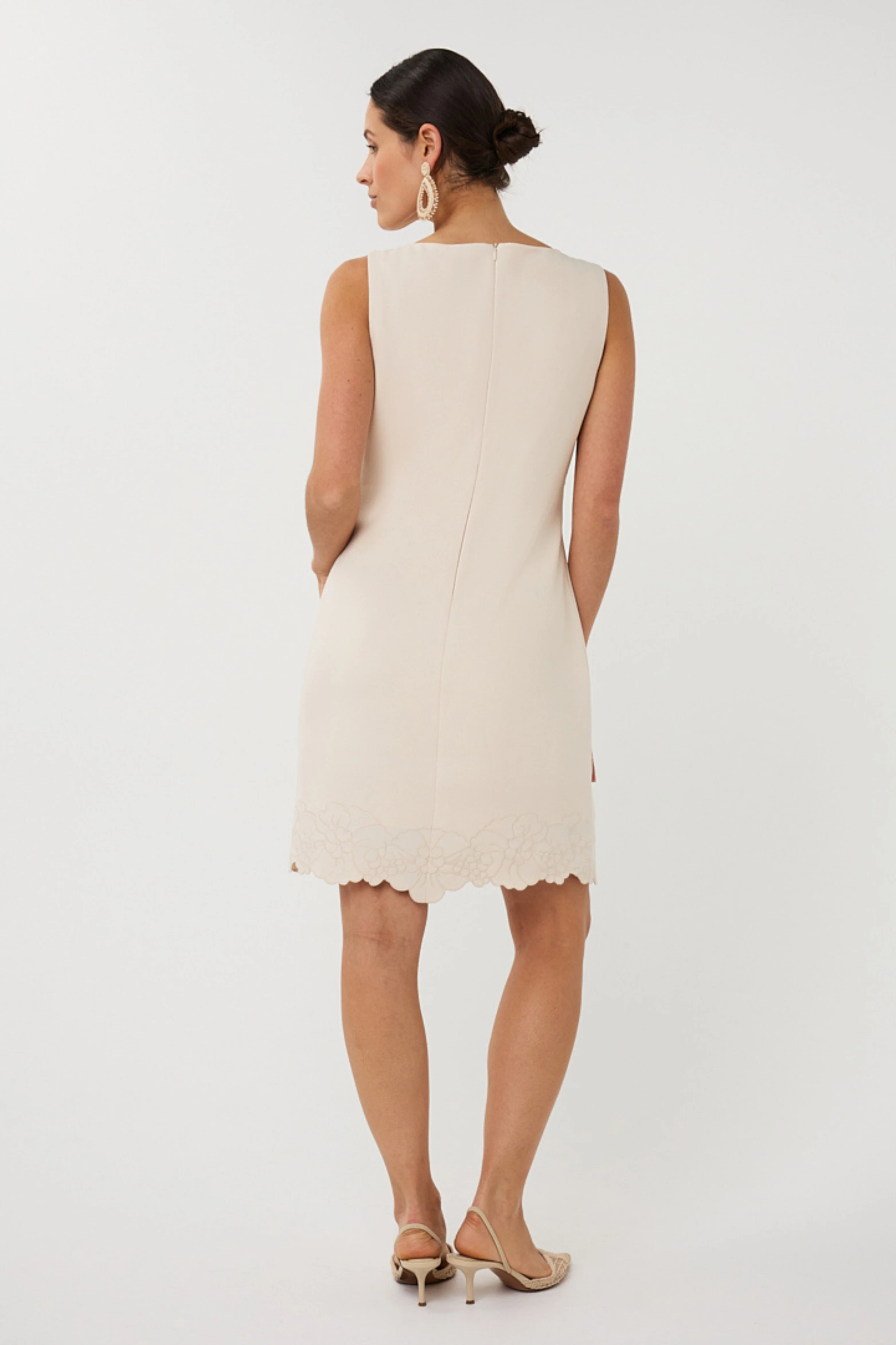 Jurk Sleeveless Flower Natural SP26.05010 - Image 5