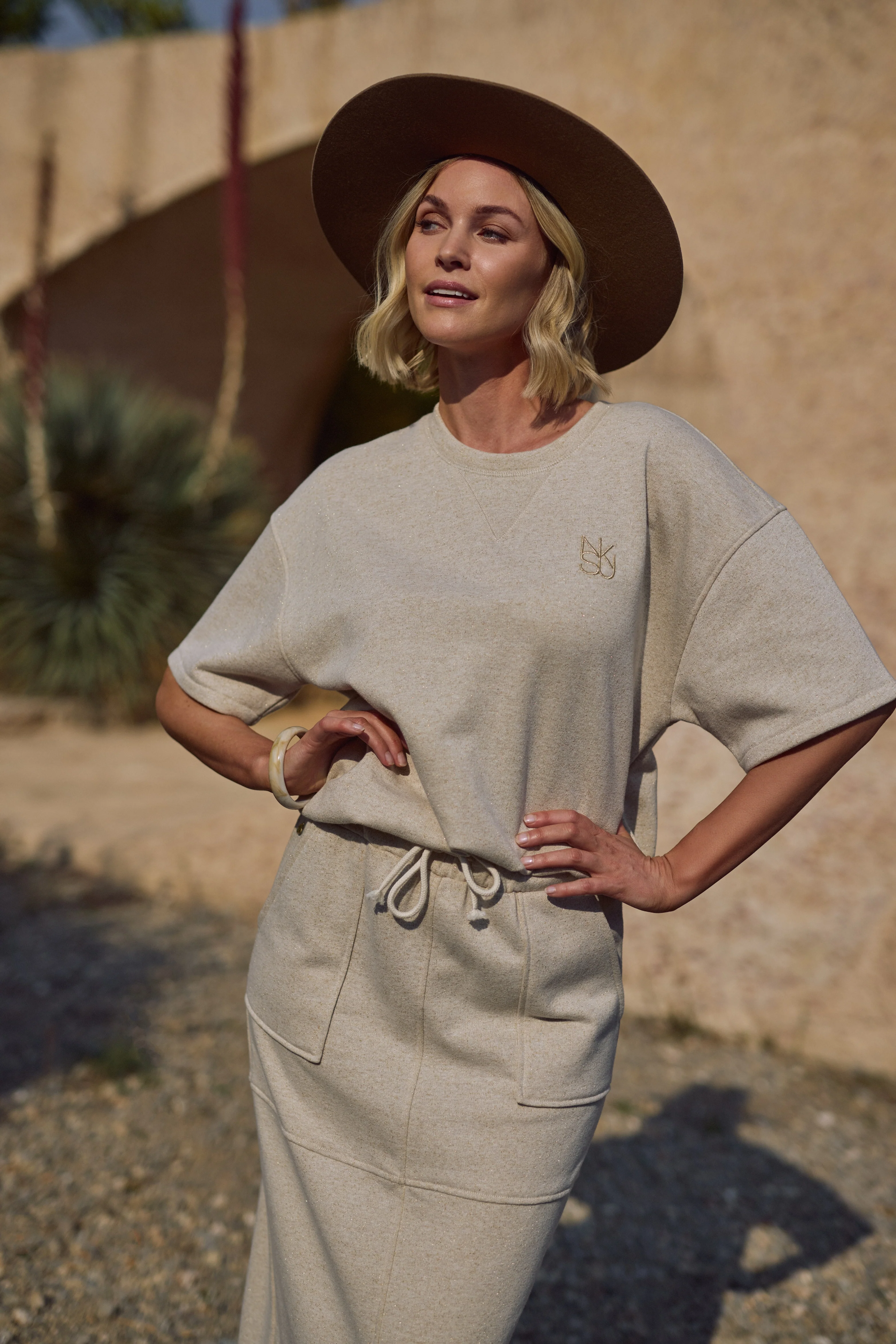 Rok Maartje Lurex Sand NKS10028 - Image 8