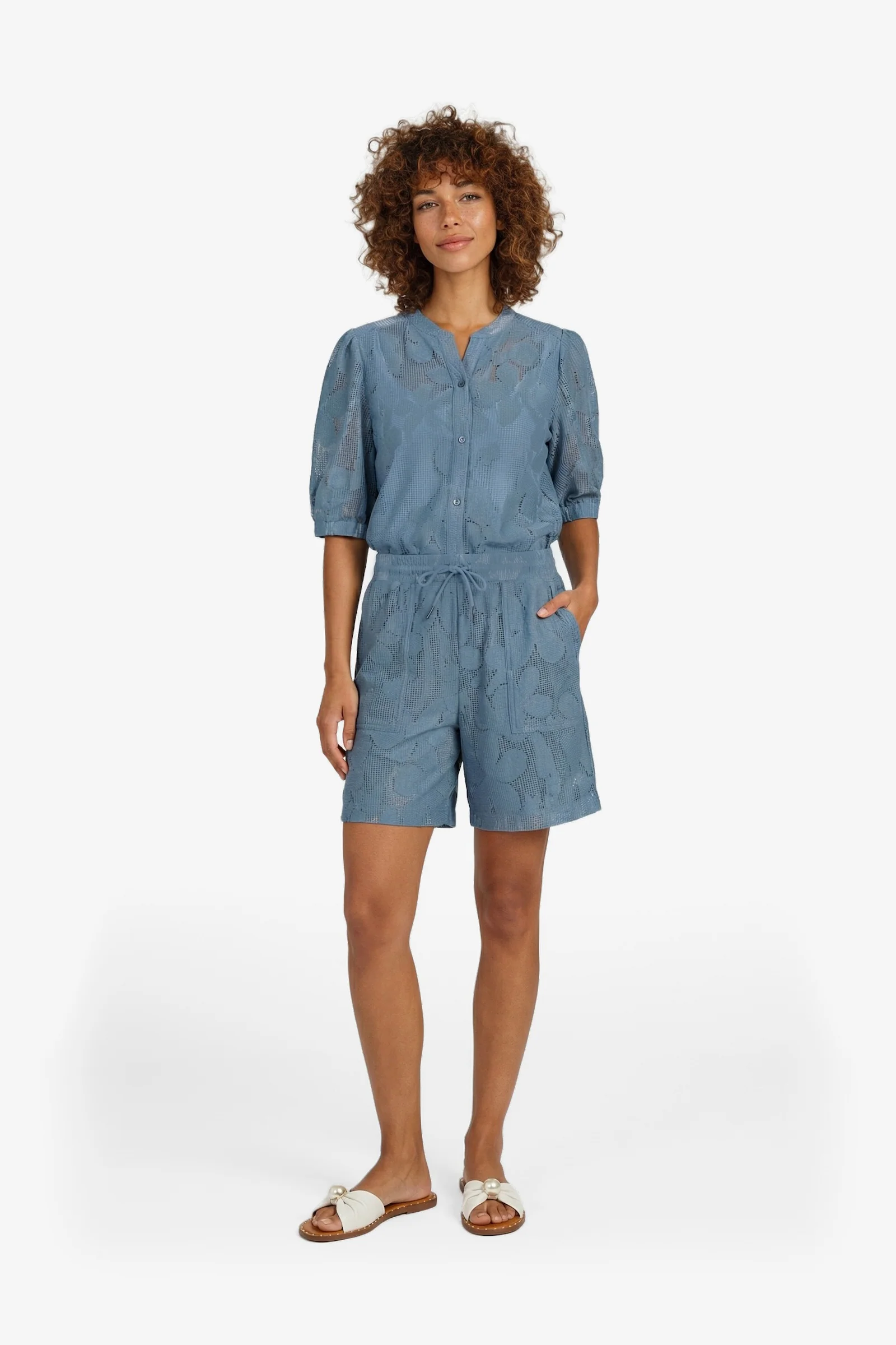Short Lilja Light Denim Blue - Image 4
