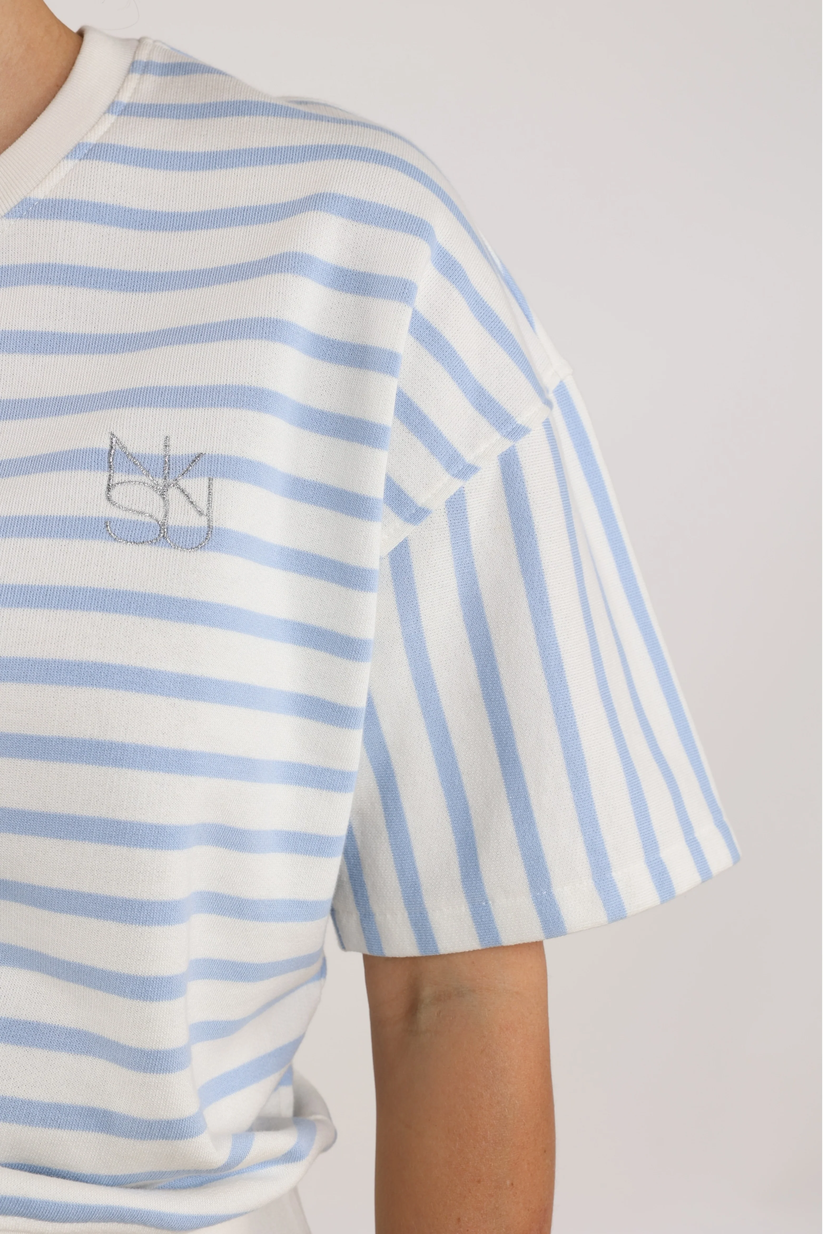 Sweater Lotte Stripe Offwhite Cloudy NKS03047 - Image 4