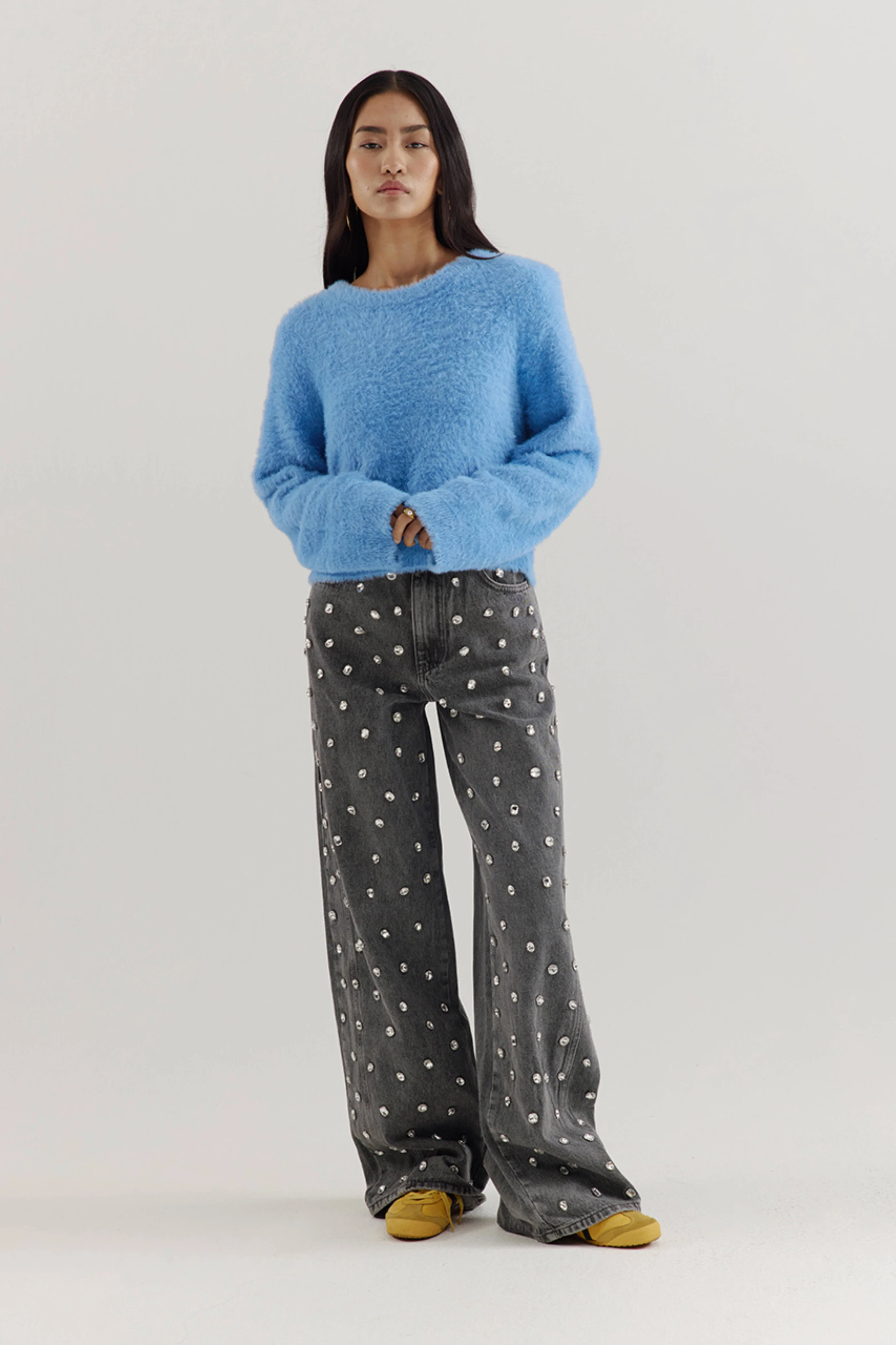 Sweater Nina Azure Blue AW25W502 - Image 3