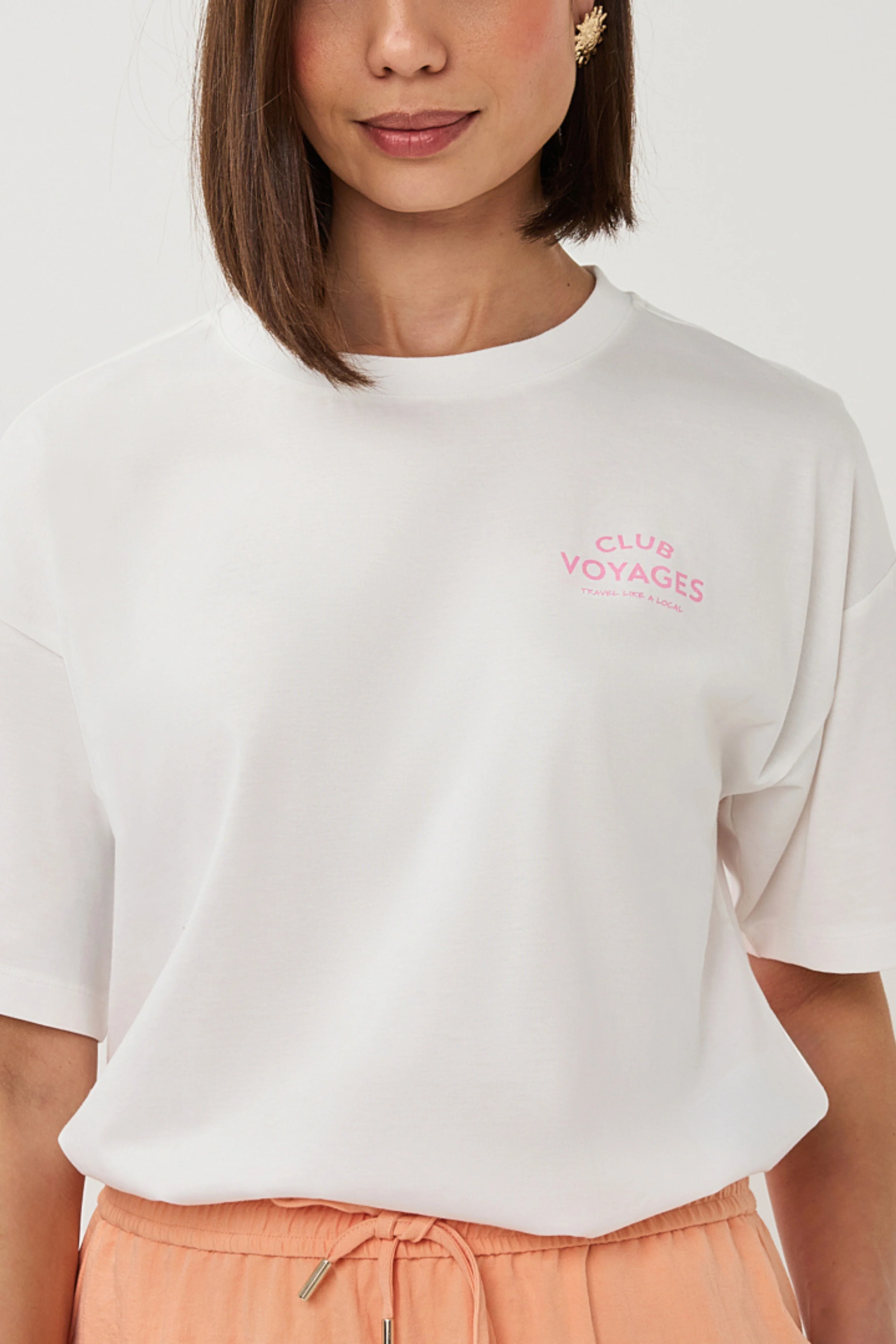 T-shirt Voyages Offwhite Rose SP26.05015 - Image 9