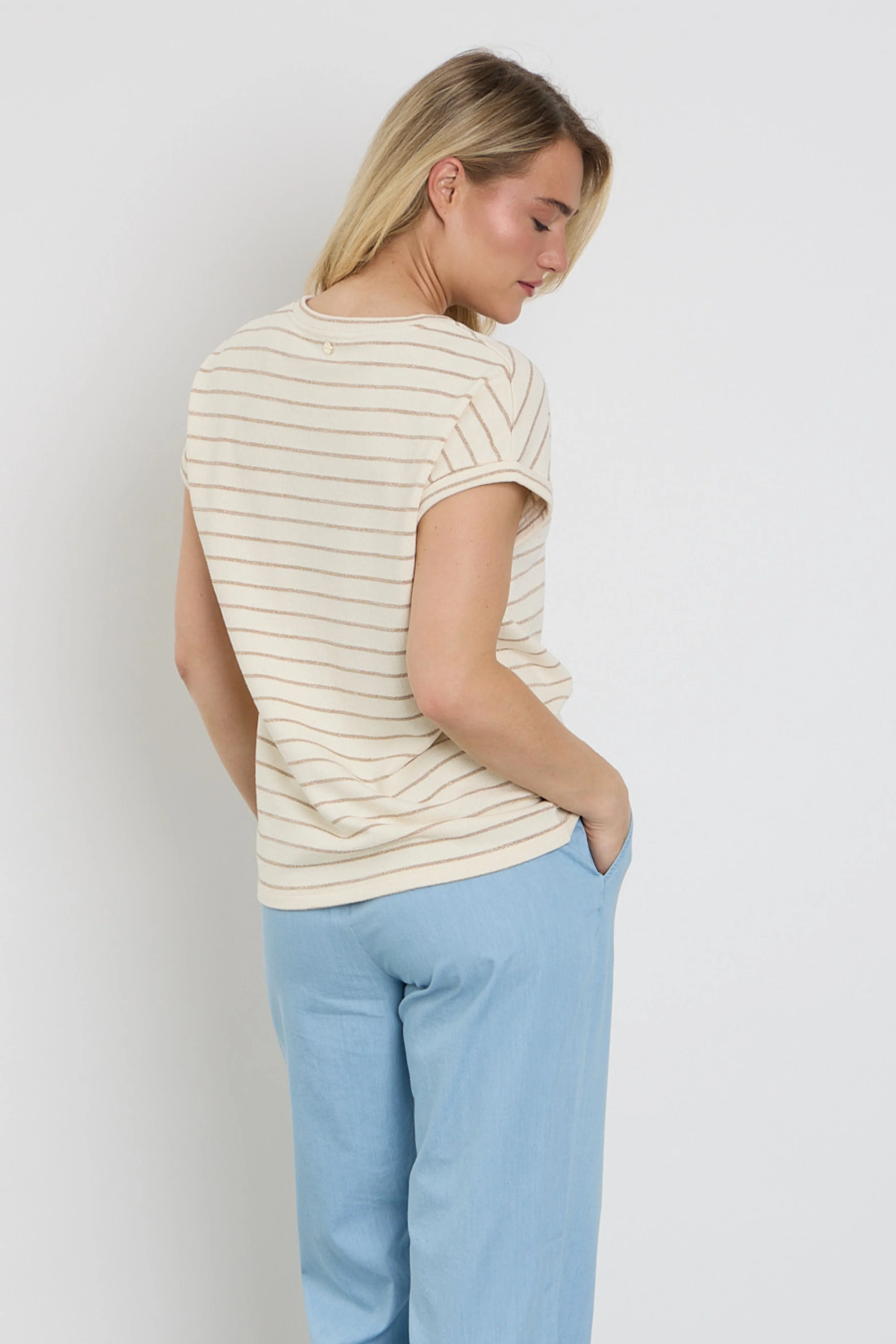 Top Body Ecru Striped - Image 2