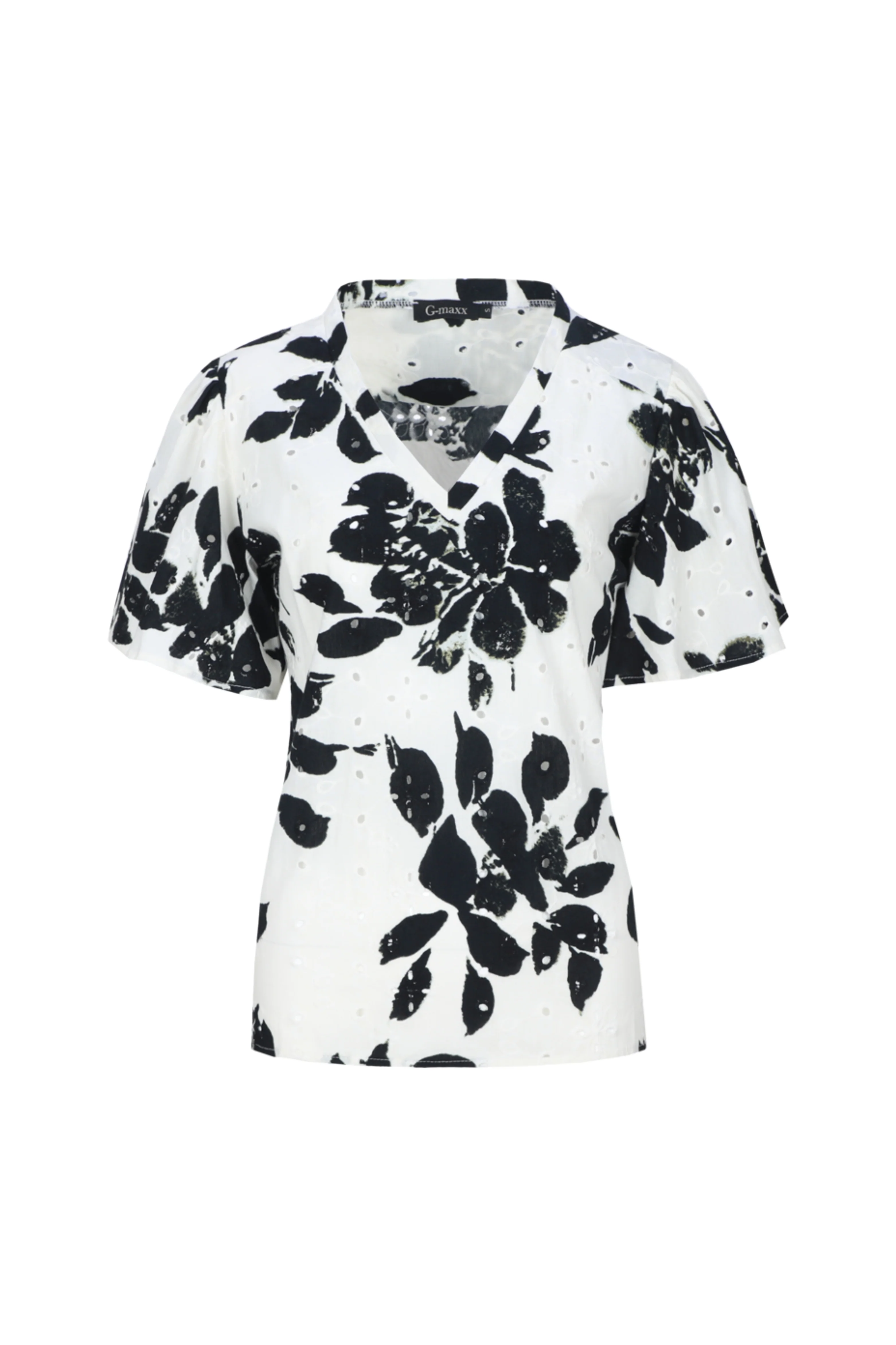 Top Ravella Offwhite Black - Image 2