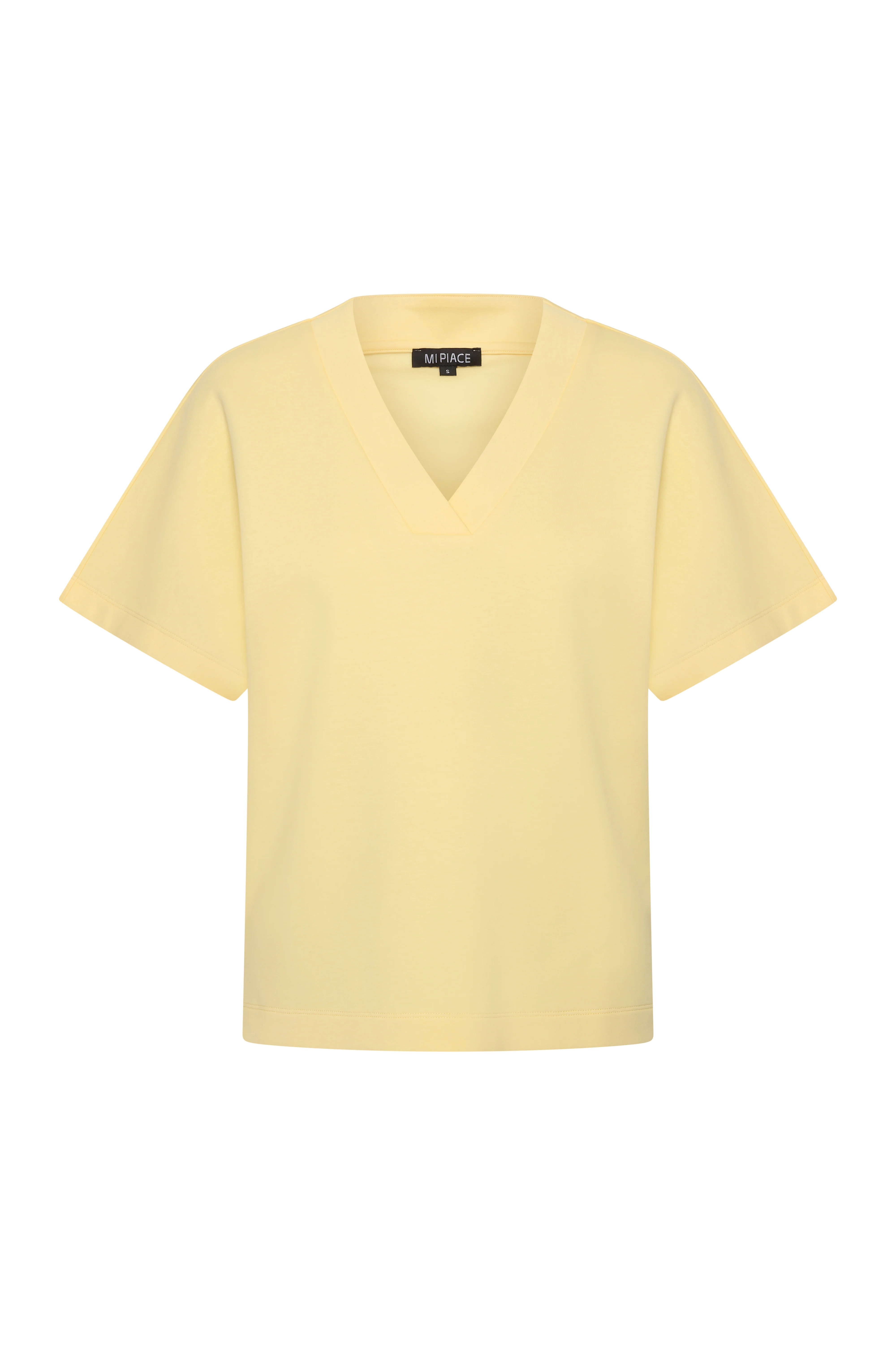 Top Sweat V-Neck Lemon Yellow 251040 - Image 2