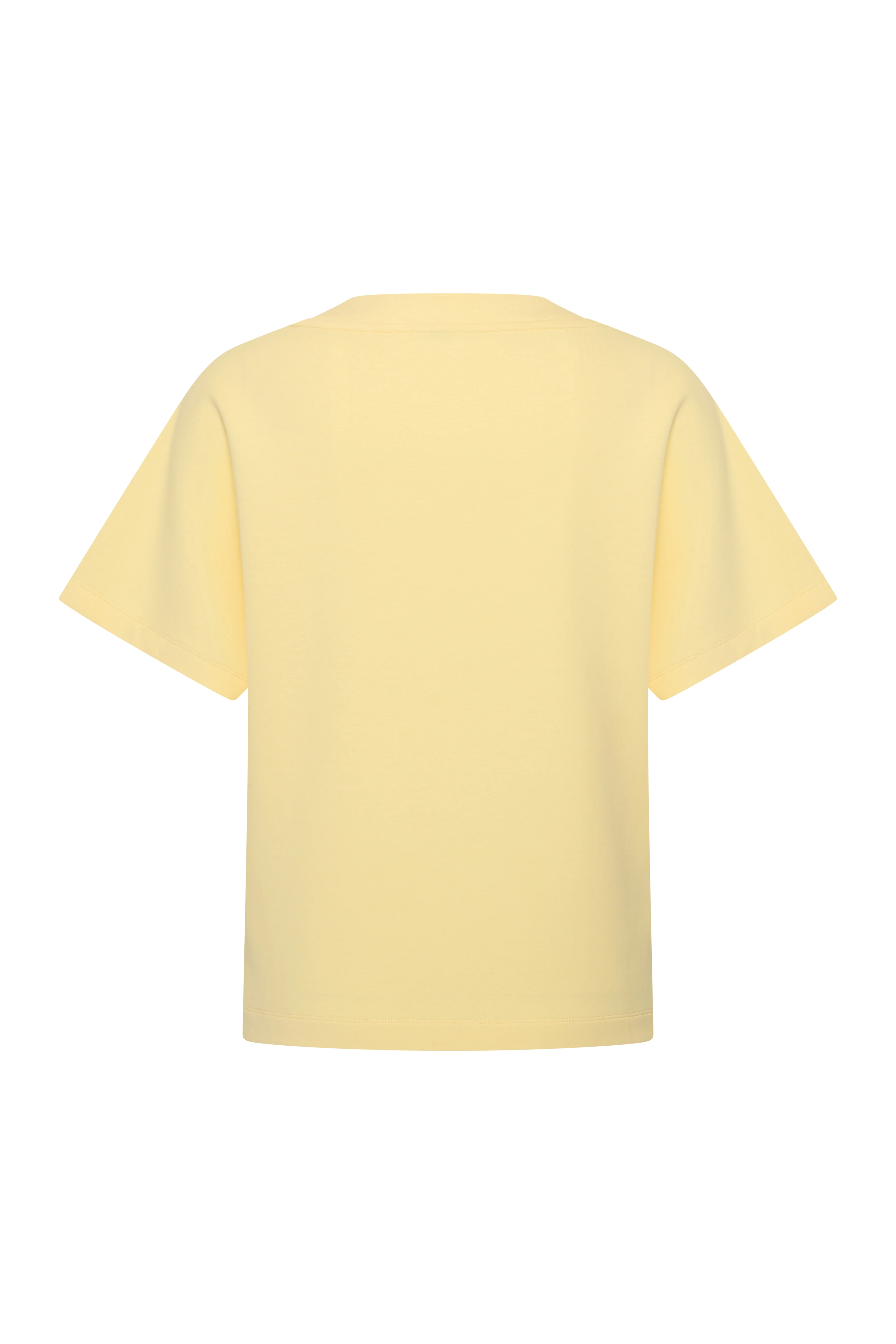Top Sweat V-Neck Lemon Yellow 251040 - Image 4