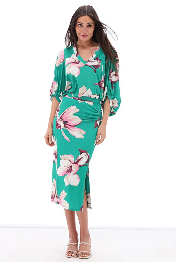 Top V-hals Met Design C102-P118 - Image 2