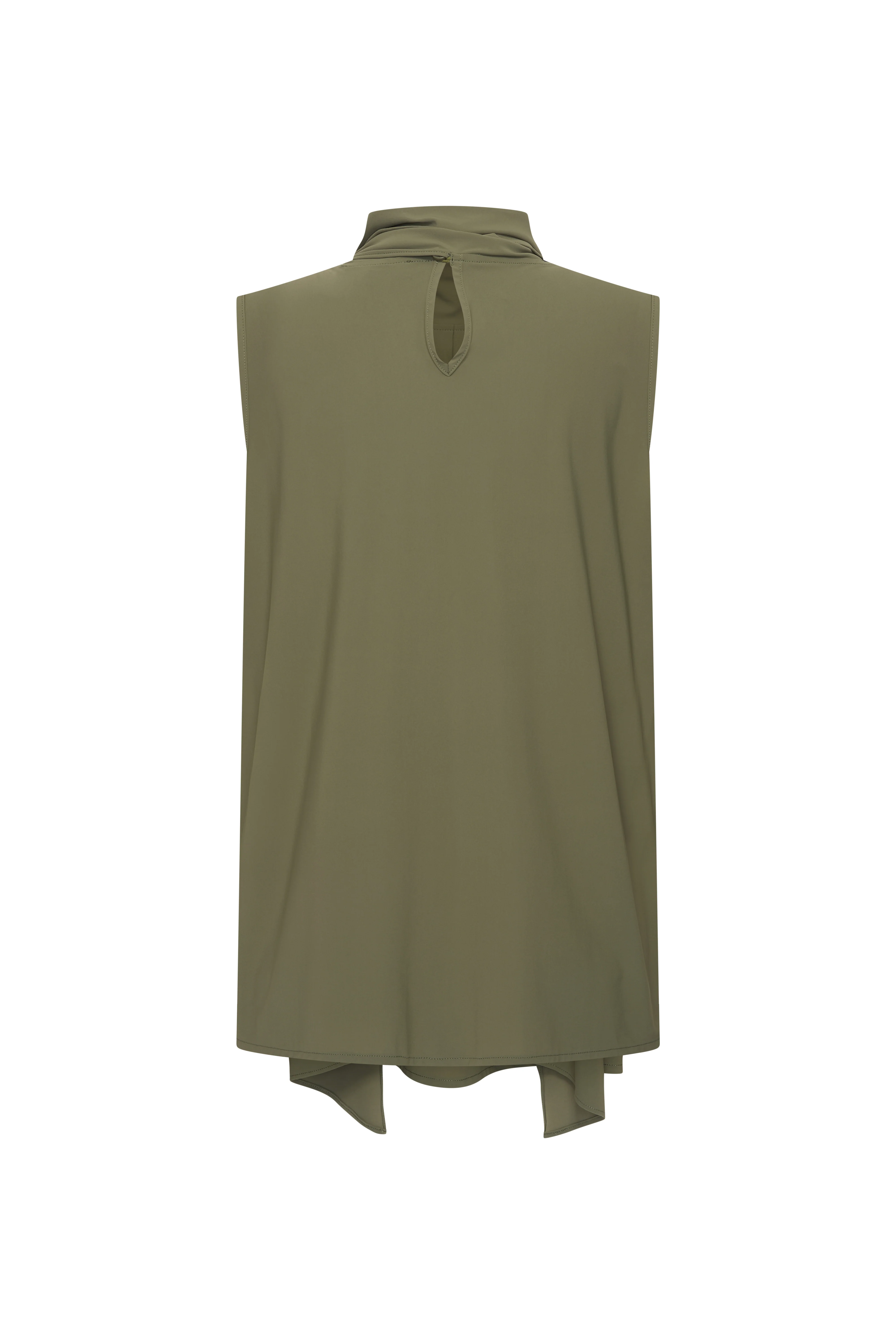 Travel Blouse Bow Olive 202830 - Image 4