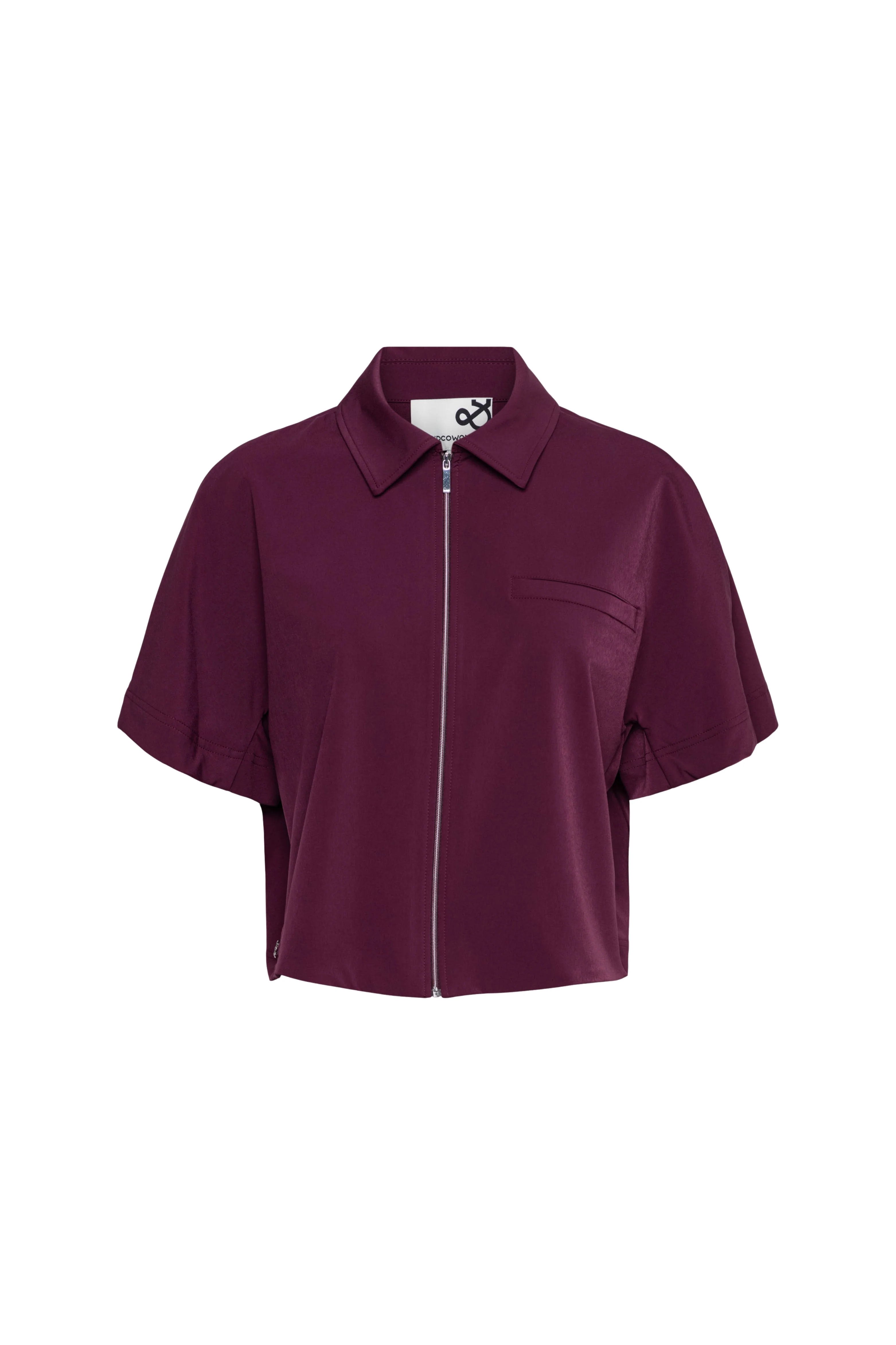 Travel Blouse Peike Plum JA158 - Image 2