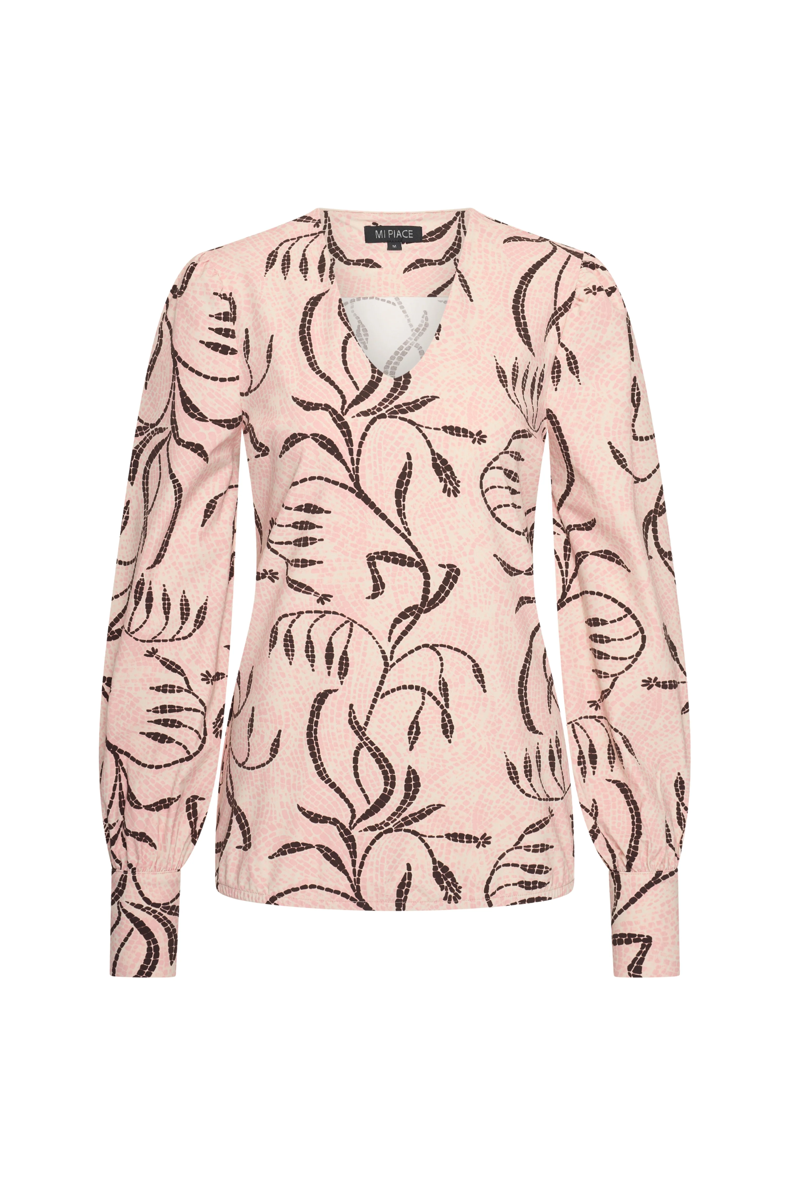 Travel Blouse Twilight Twigs Print Mellow Rose 202226 - Image 2