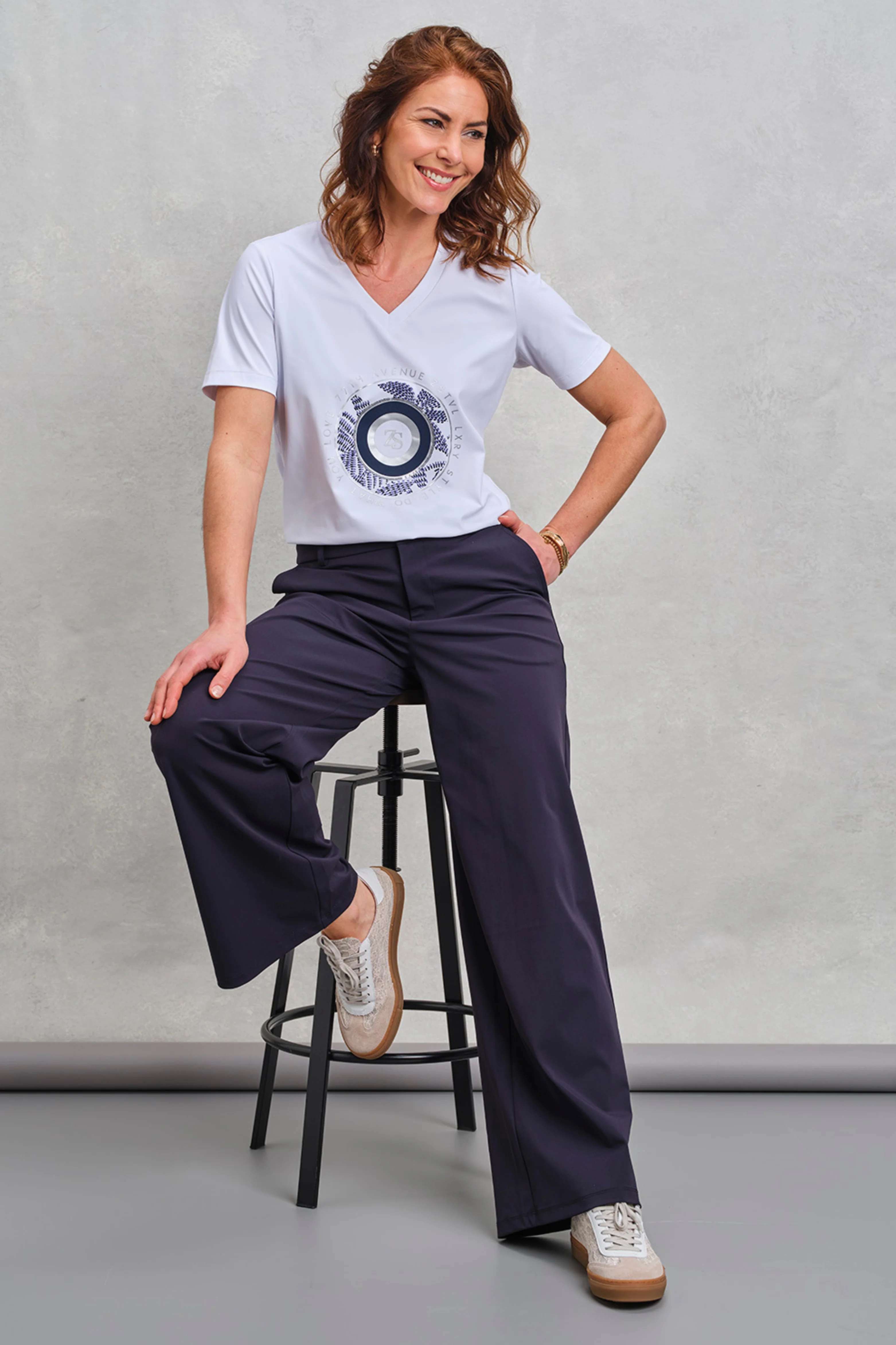 Travel Broek Miriam Navy 262