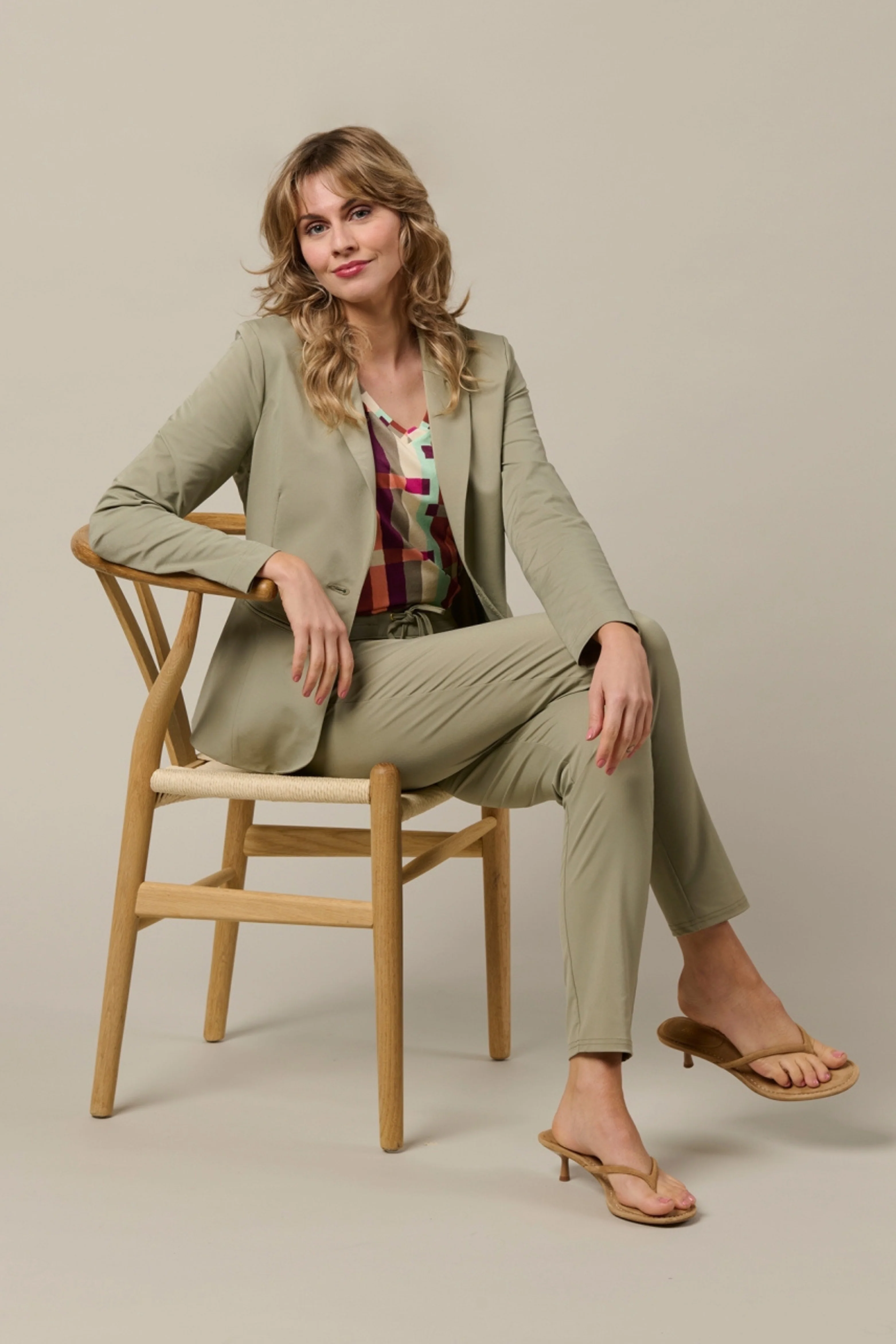 Travel Broek Penny Khaki PA100-2 - Image 3