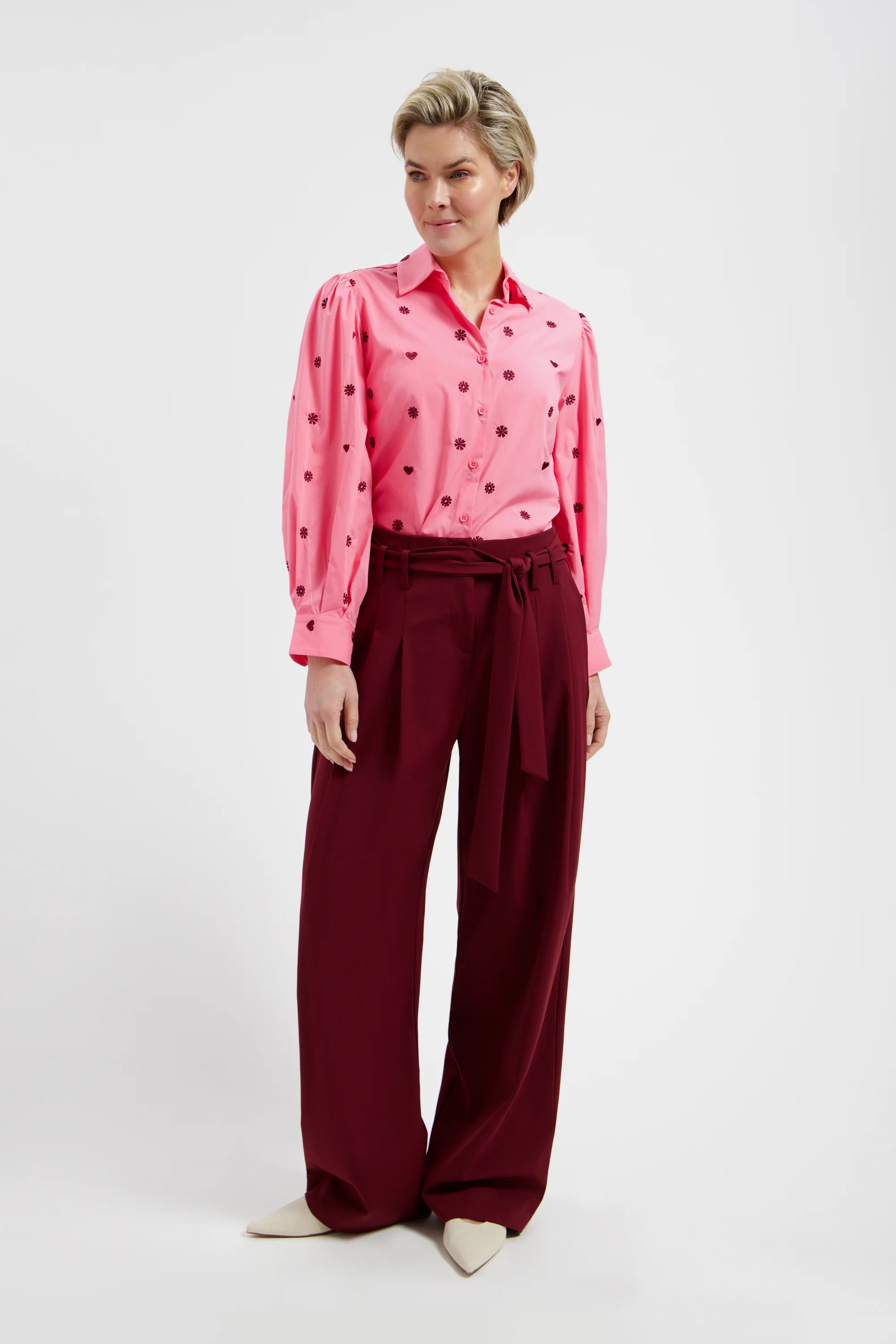 Travel Broek Steph Burgundy L14-475-3004 - Image 3