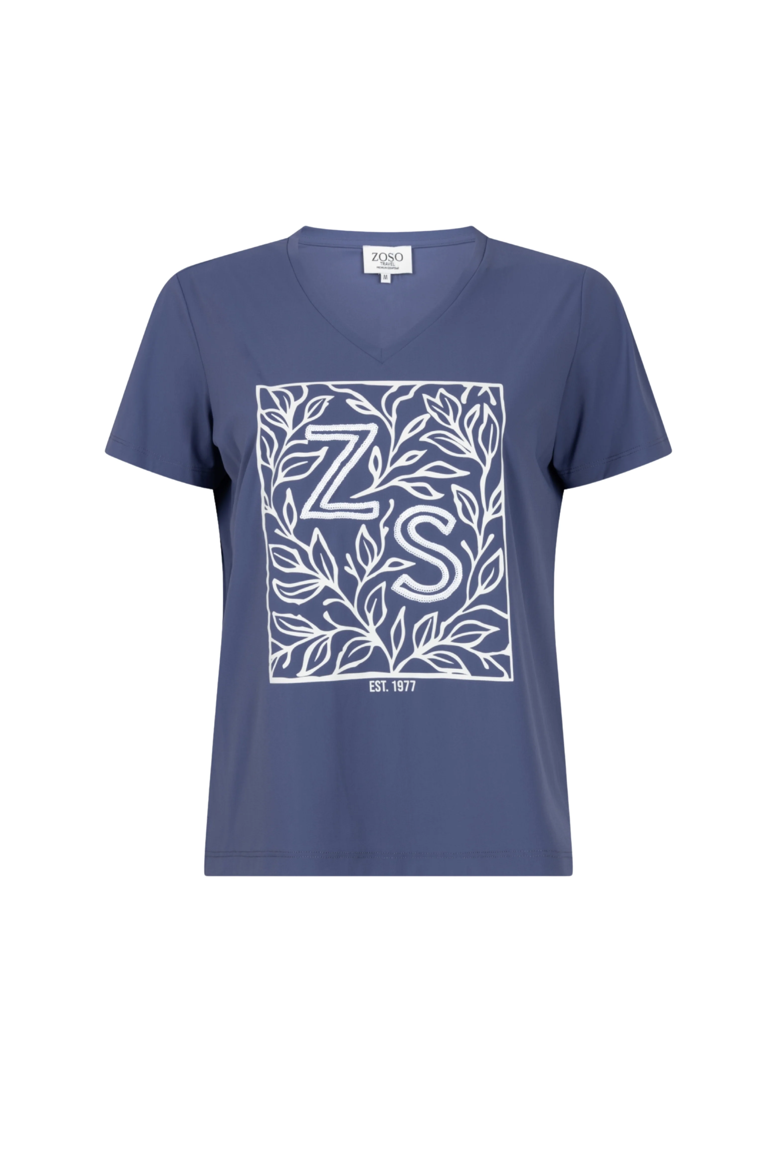 Travel T-Shirt Jolie Blue 261 - Image 2