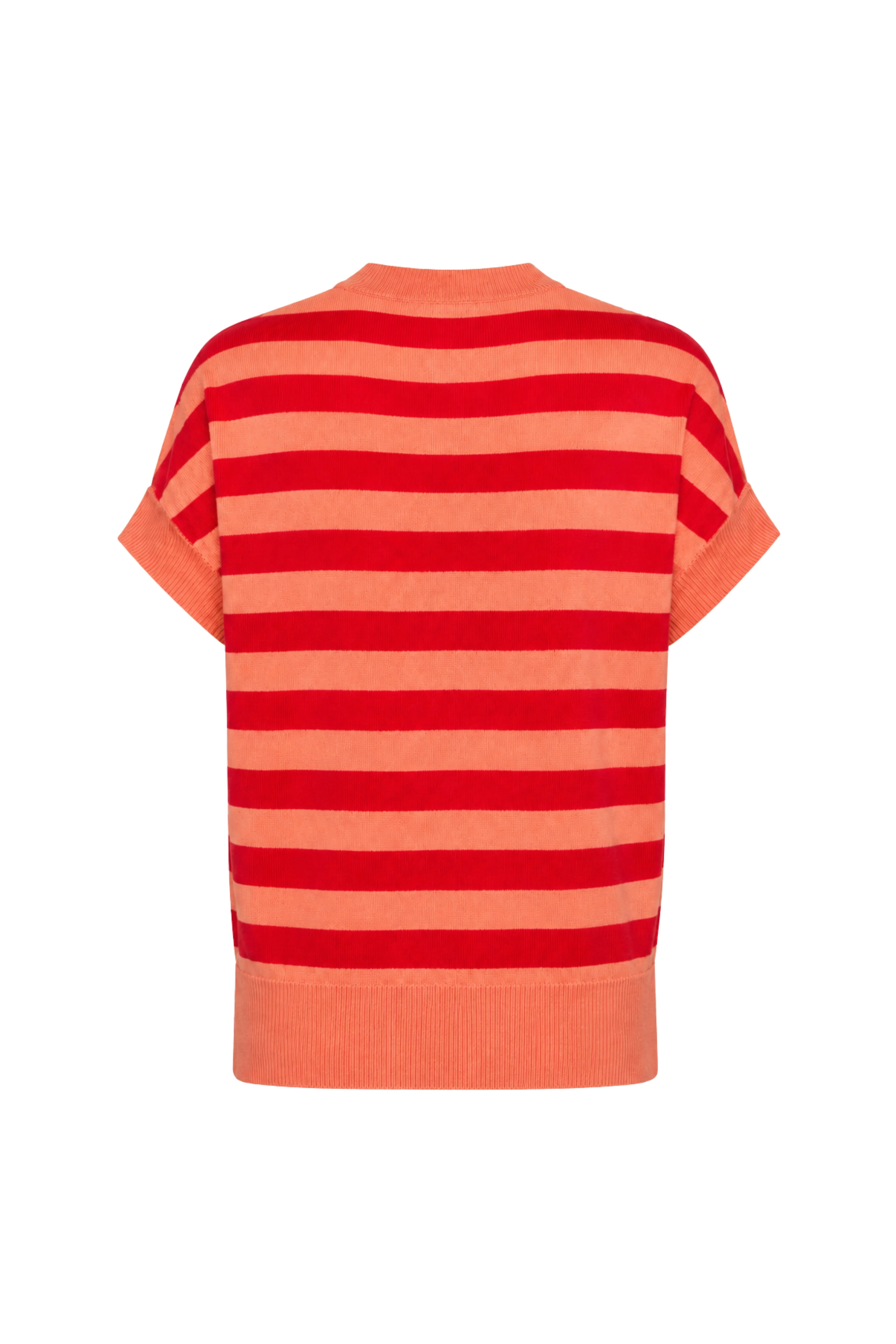Travel Top Stripe Coral Red 202847 - Image 2