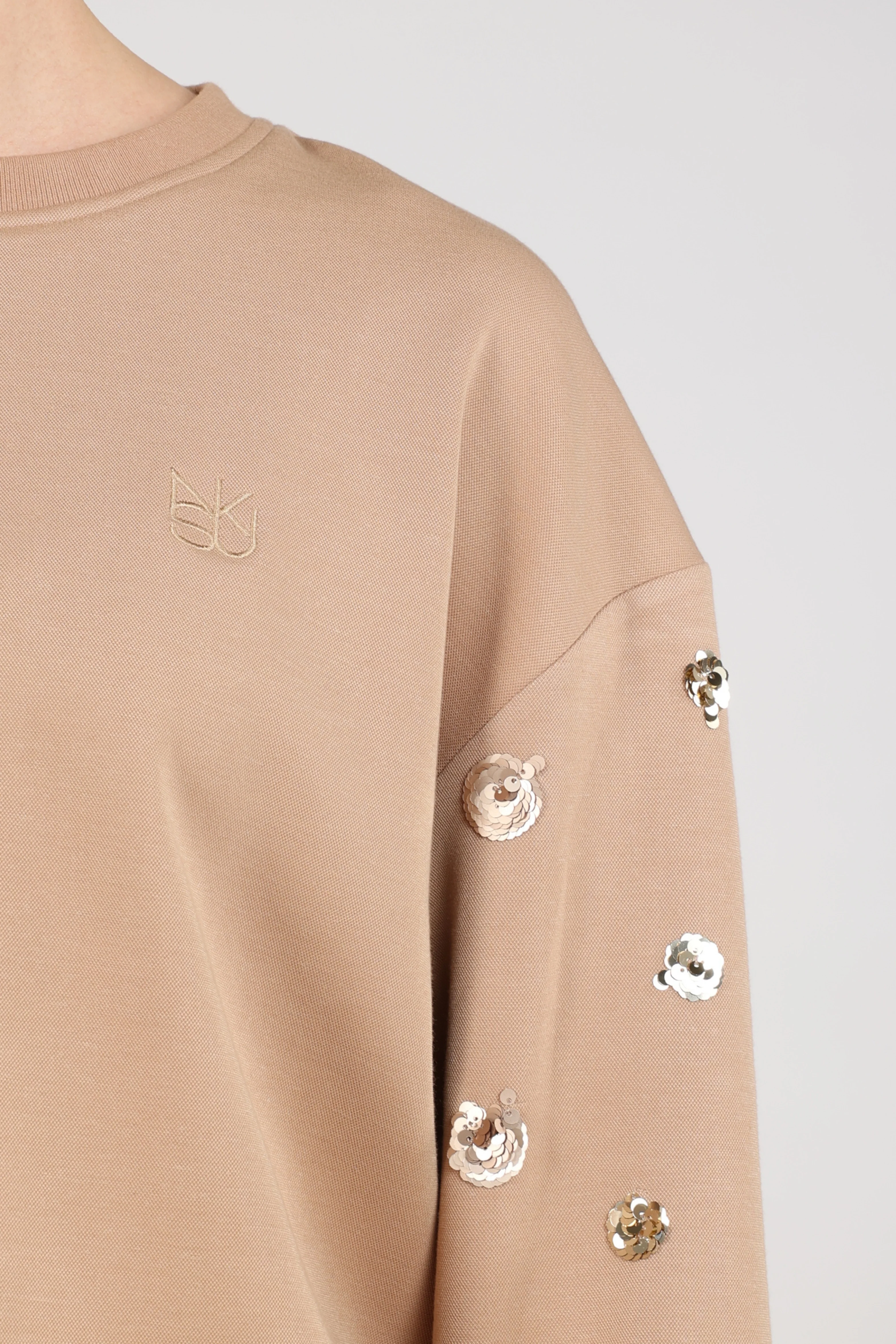 Trui Sara Paillet Toffee NKF03066 - Image 7